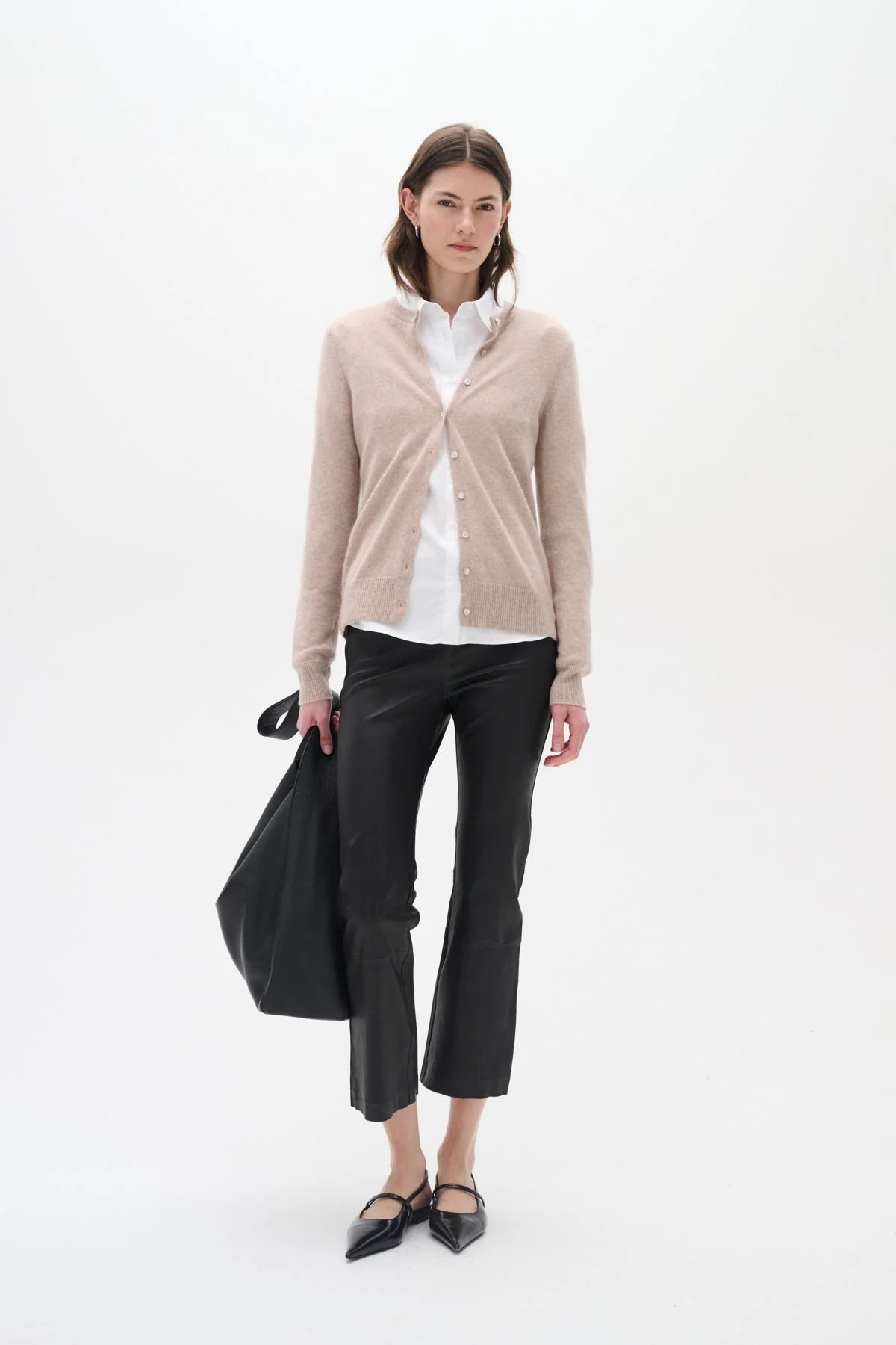 Lukkaiw Cardigan Beige Melange - Image 9
