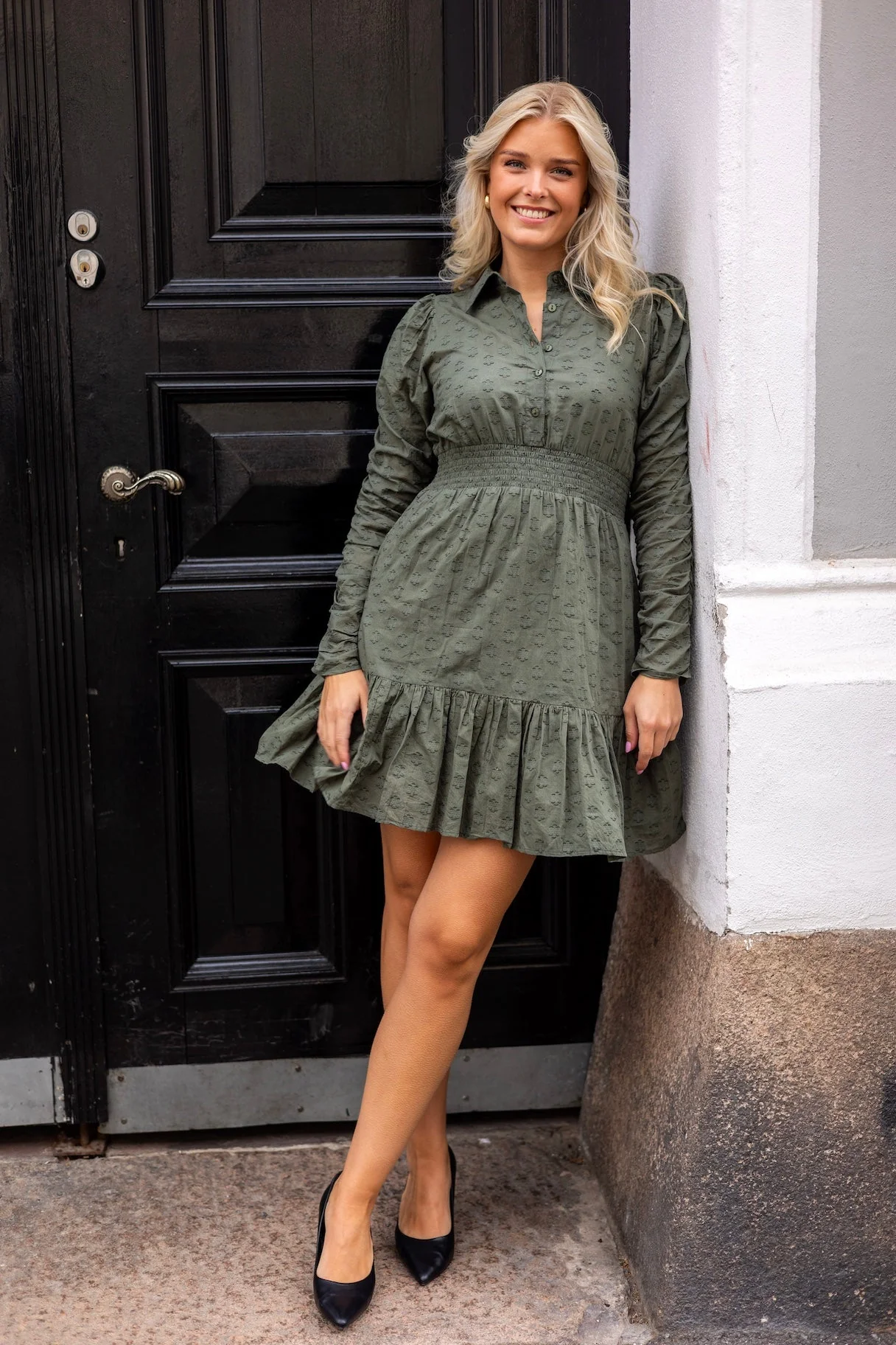 Billie Dress Forest - Image 2