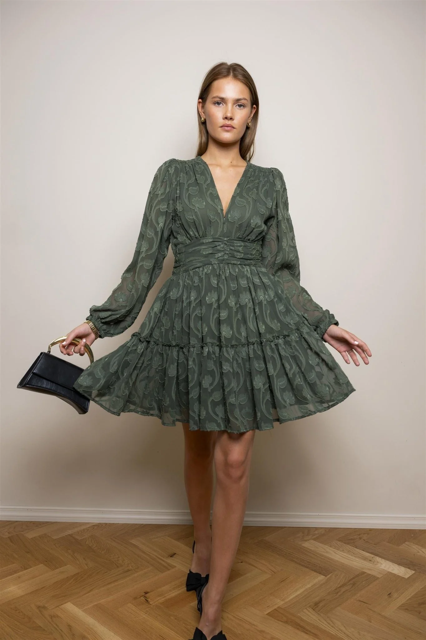 Noor Dress Luxe Green