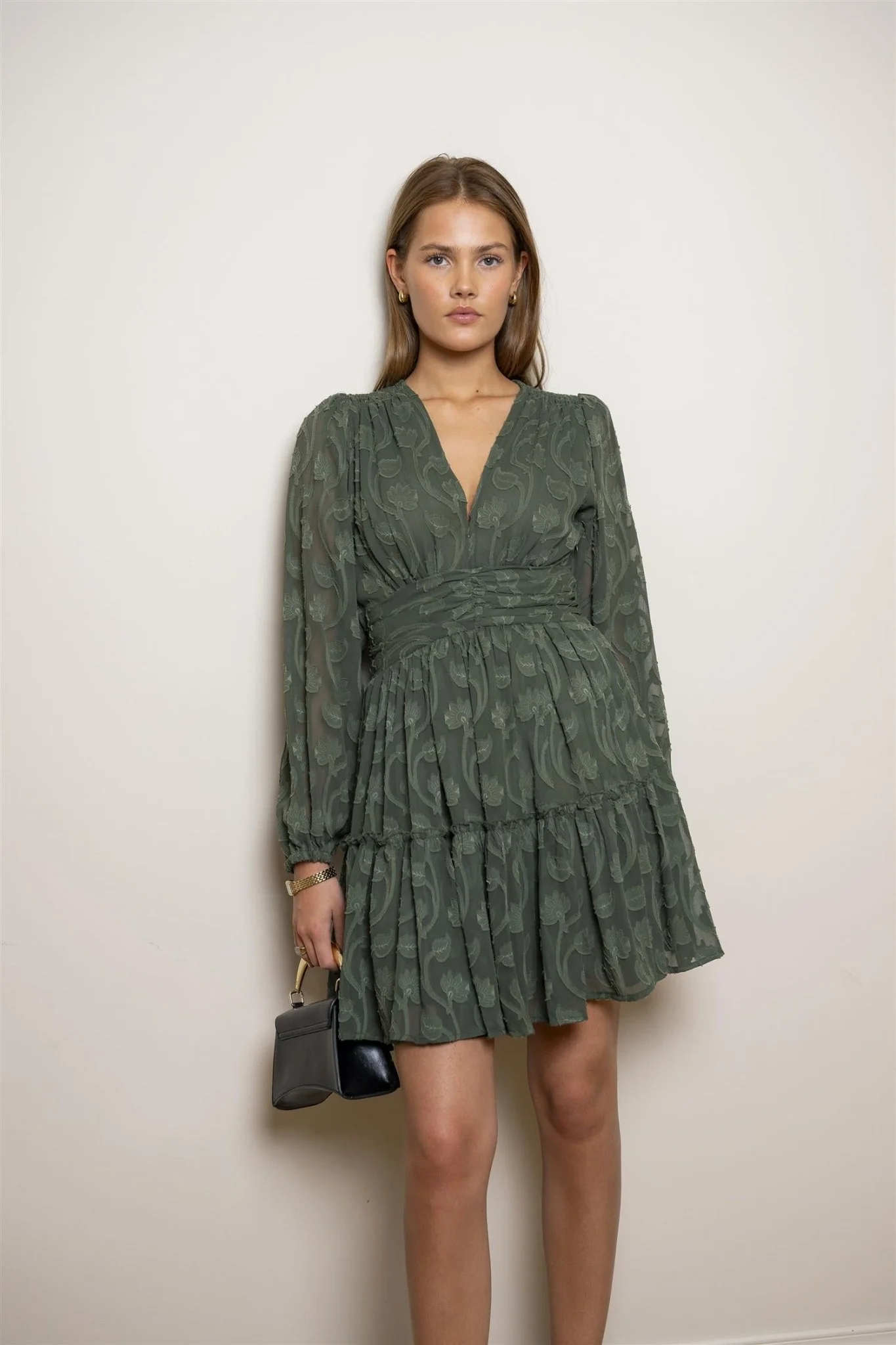 Noor Dress Luxe Green - Image 2