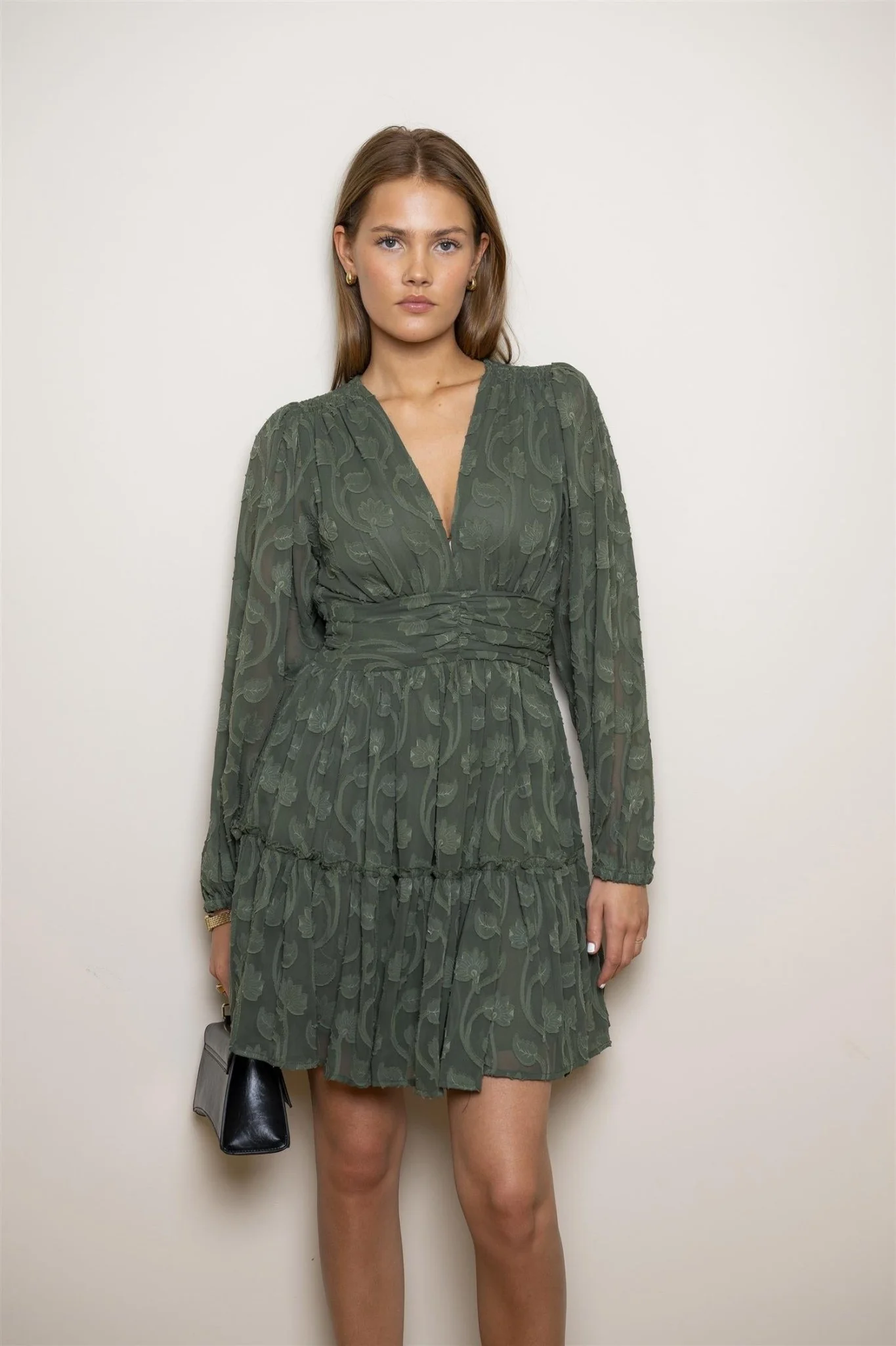 Noor Dress Luxe Green - Image 3