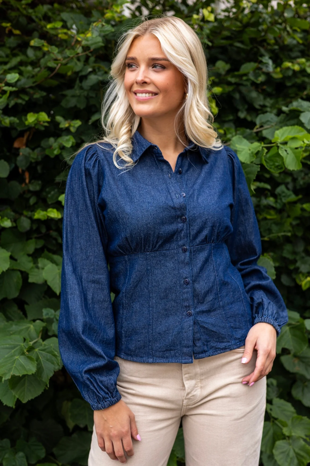 Live Blouse Dark Denim