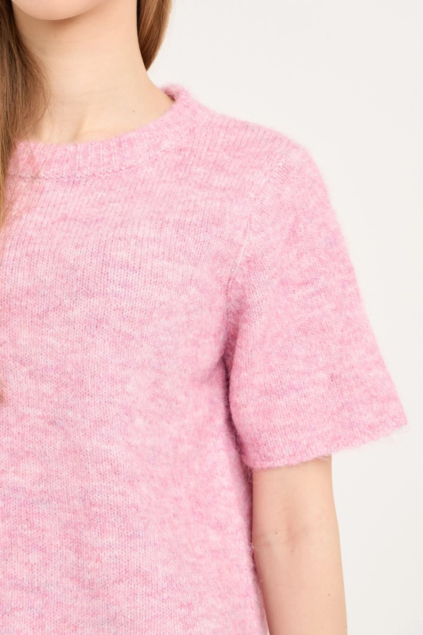 Libby Knit Pullover Bubble Pink - Image 7