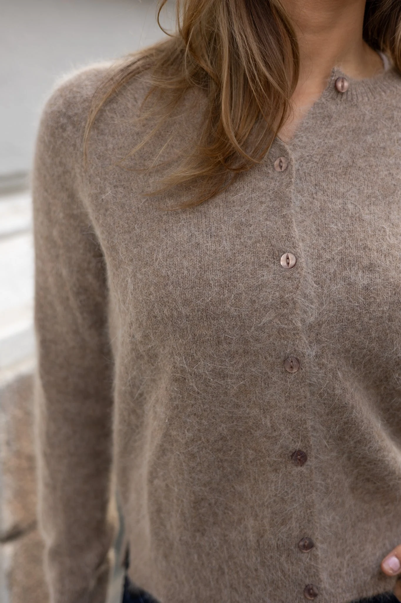 Eva Cardigan Praline - Image 5