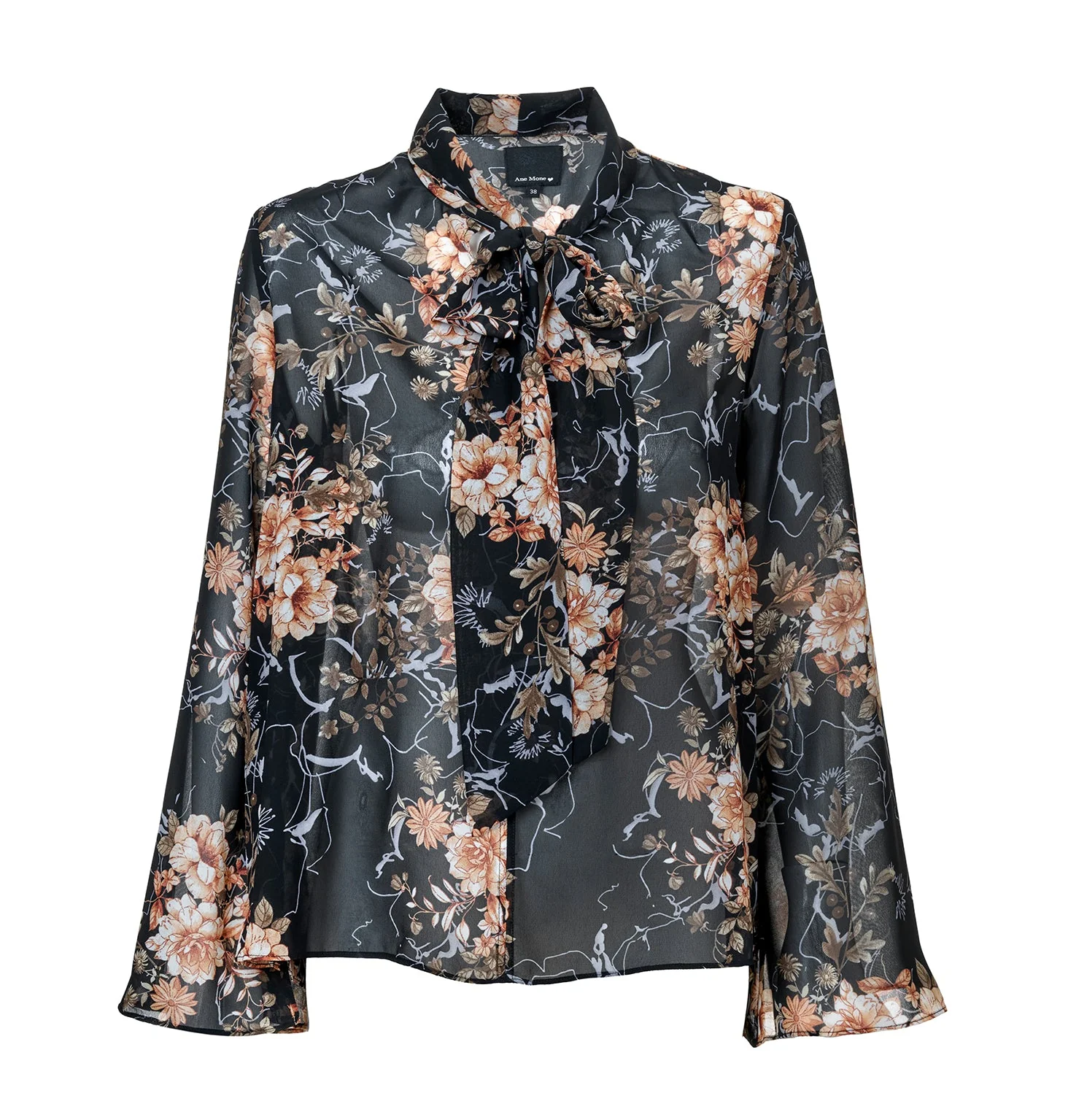 Rose Blouse Black