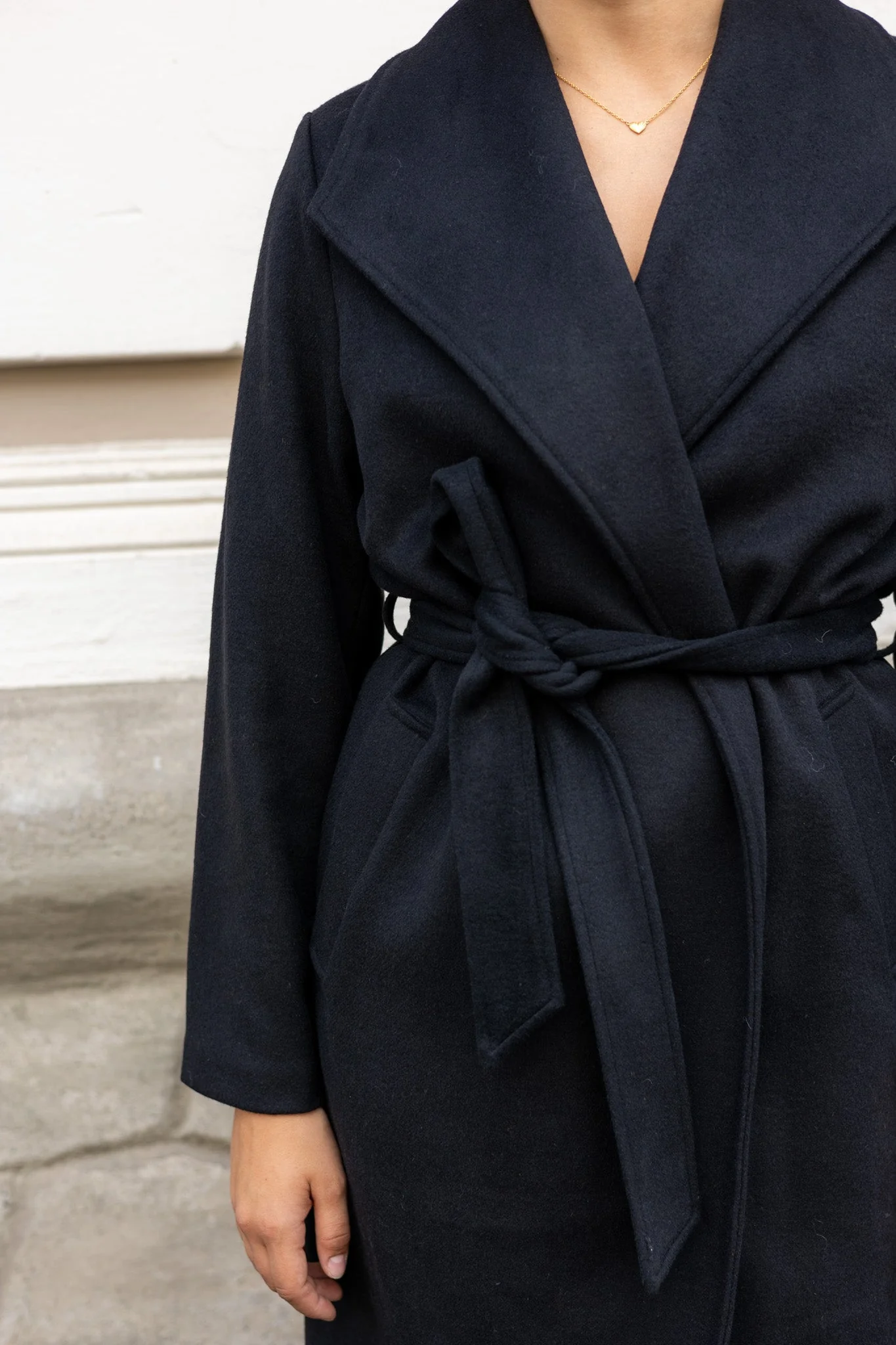 Rosa Wool Blend Coat Black - Image 2