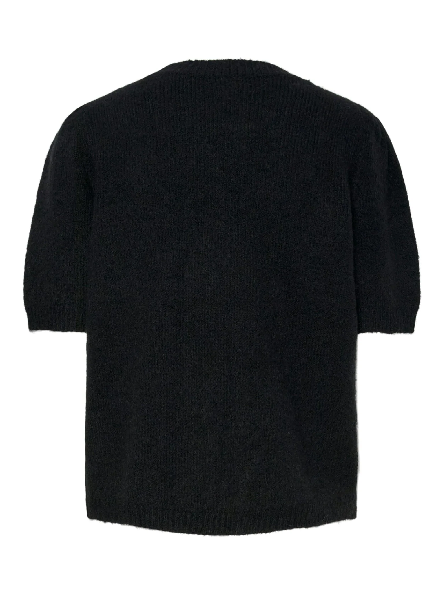 Anne Ss Knit Pullover Black - Image 6