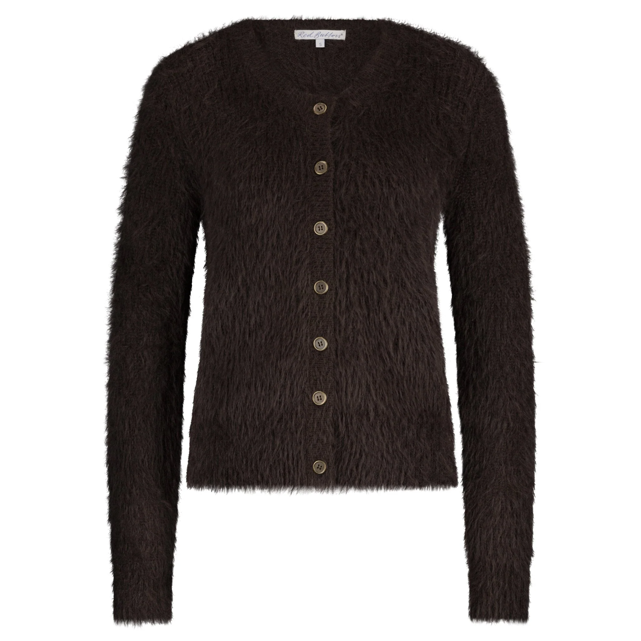 Cardigan Fuzzy Espresso