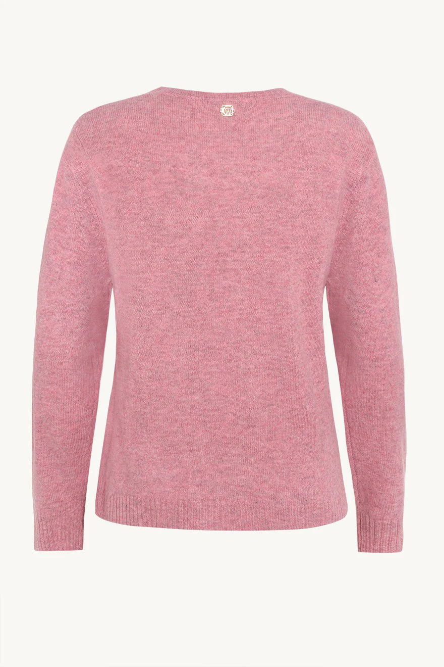 Preet Knit Rose Wine Melange - Image 2