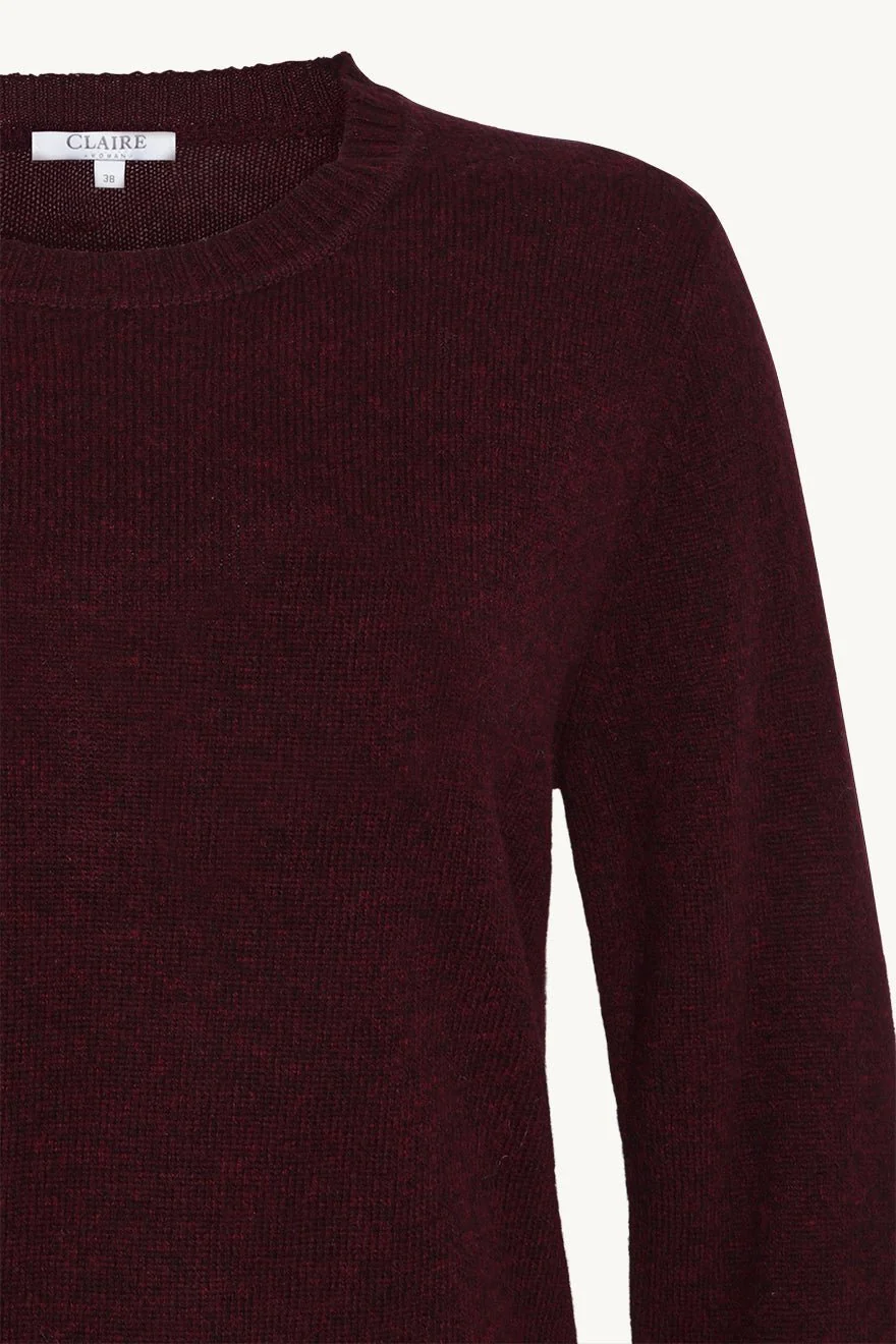 Preet Knit Wine Melange - Image 3