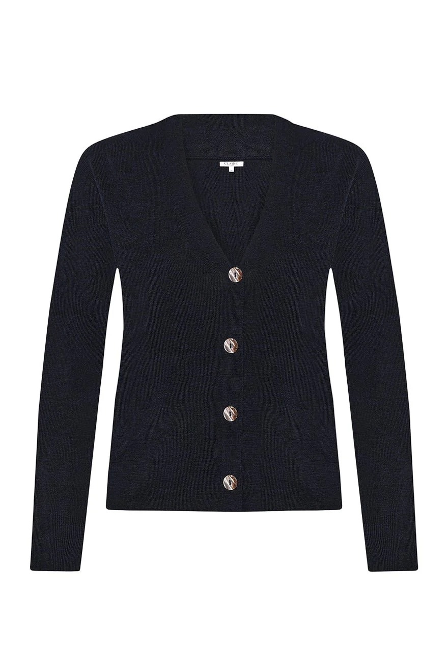 Cait Knit Dark Navy Melange