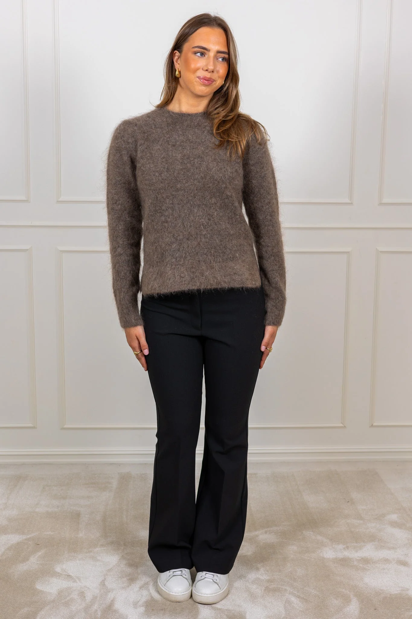 Rita Mw Slim Flared Pant Black - Image 3
