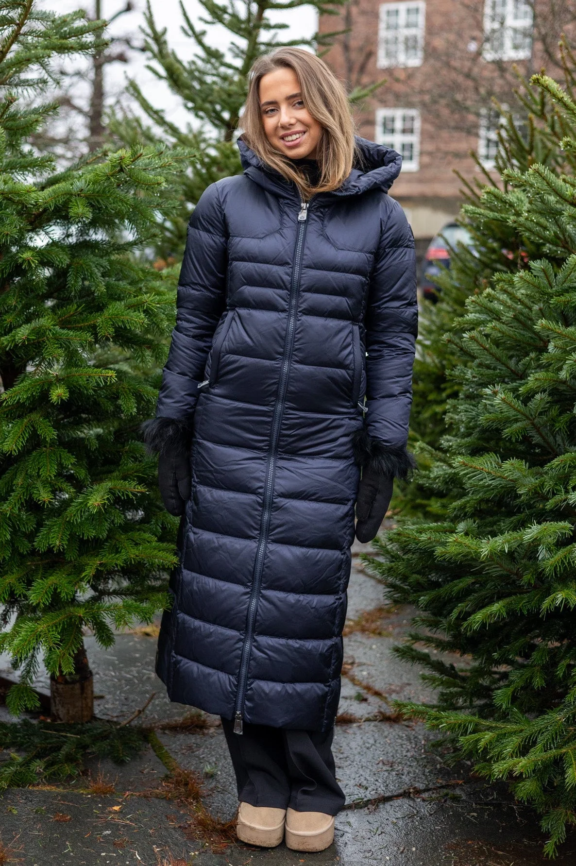 Camille Long Jacket Navy