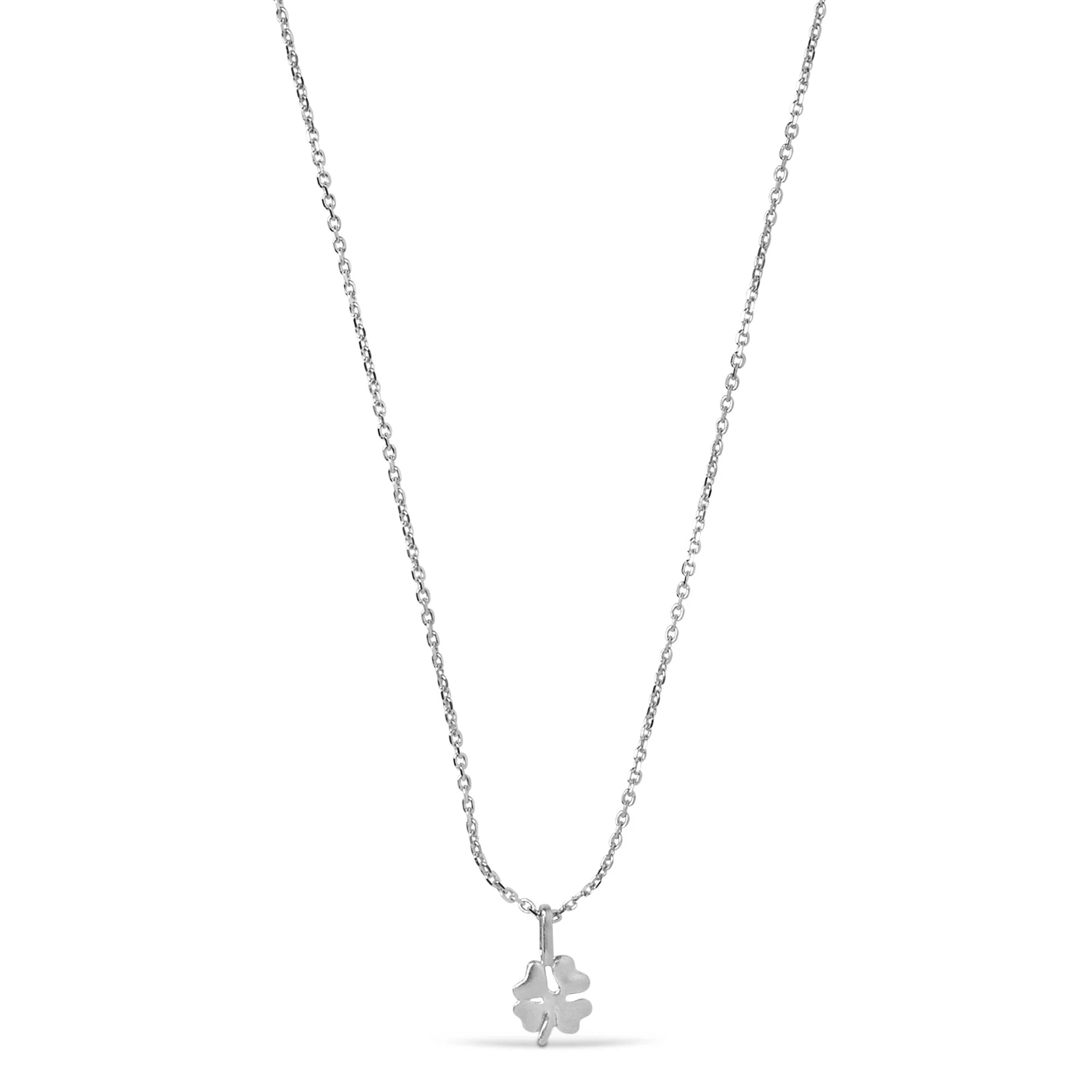 Four-Leaf Clover Necklaces Silver - Image 4