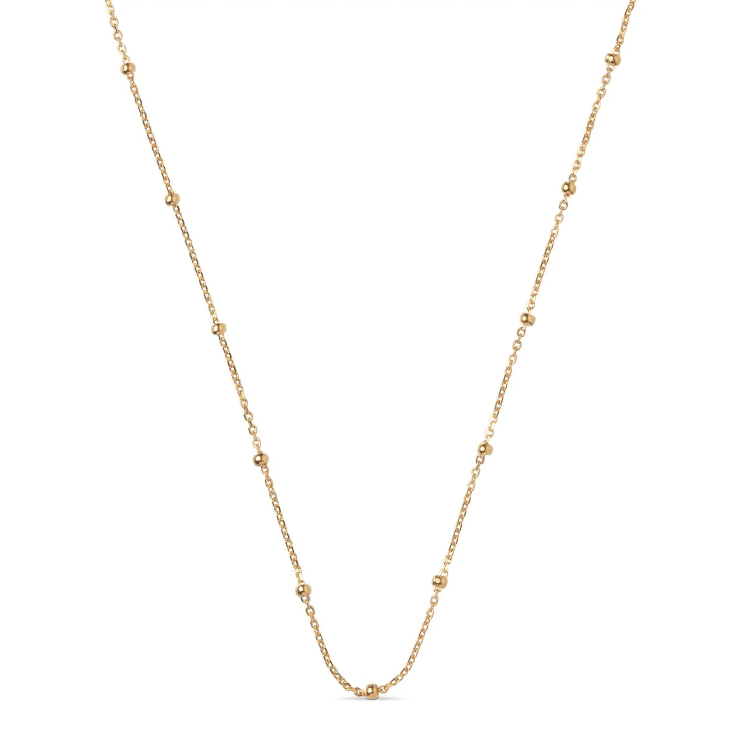 Beaded Chain Necklaces Gold - Image 3