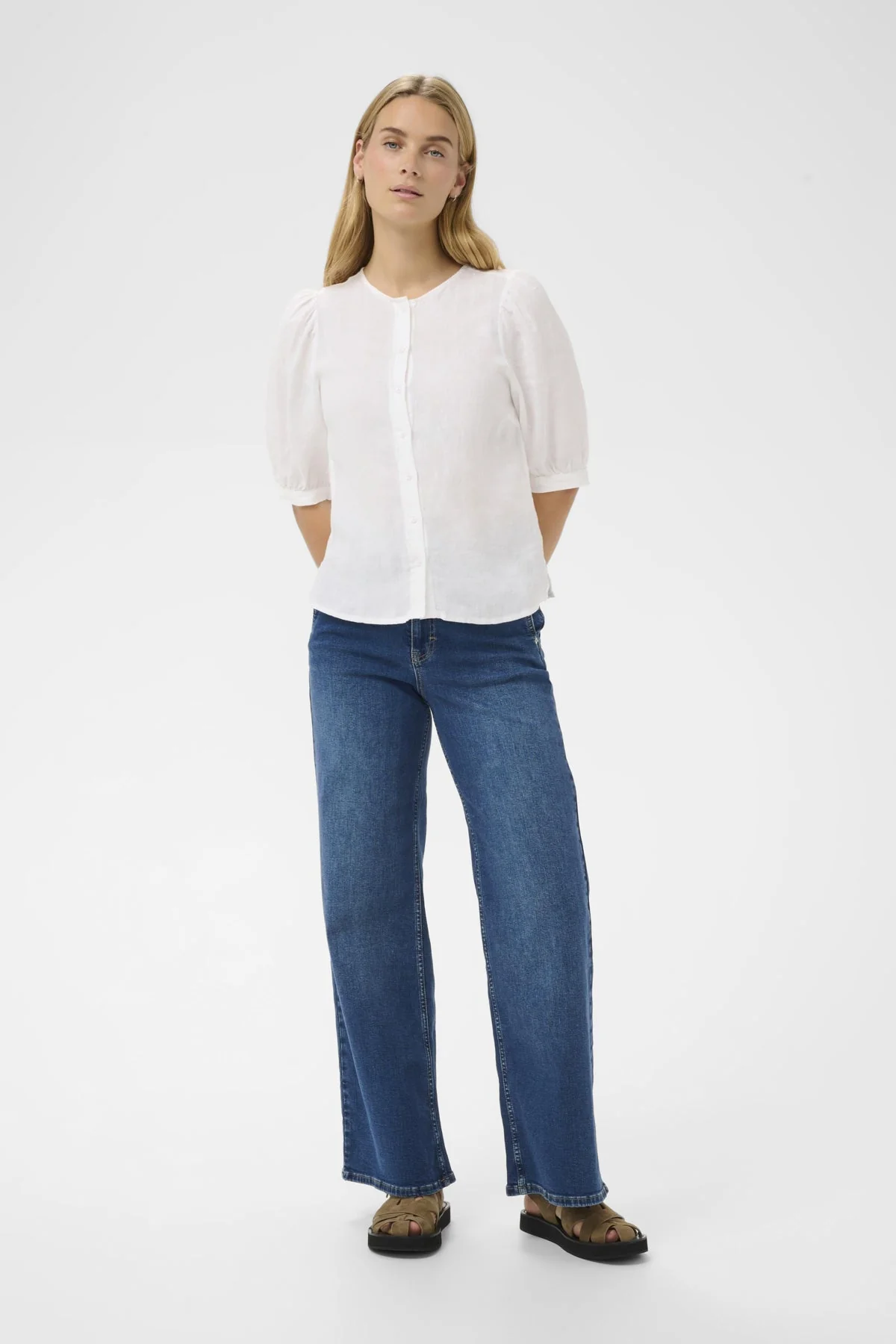 Azra Shirt Bright White - Image 4