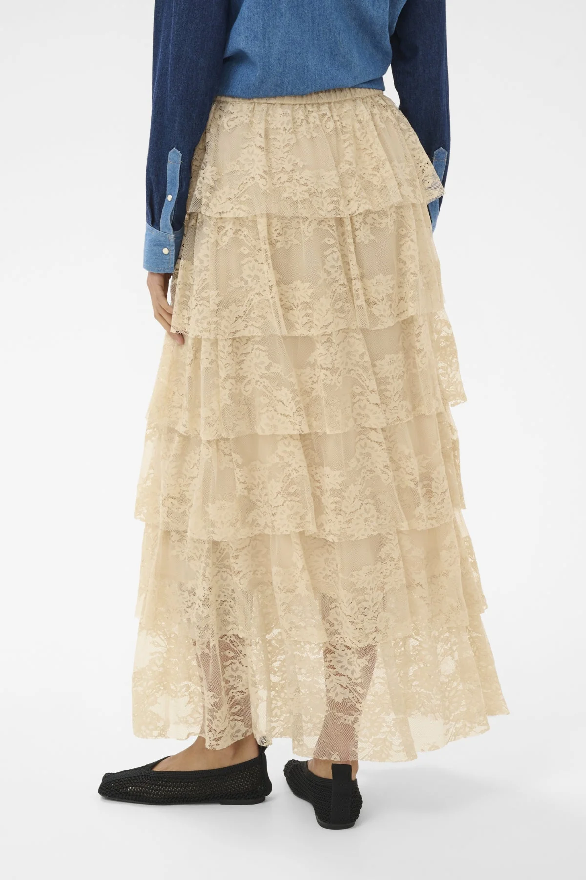 Abiha Skirt Oatmeal - Image 5