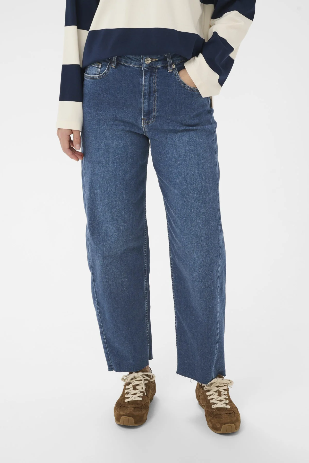 Adelena Jeans Medium Dark Blue Denim - Image 6