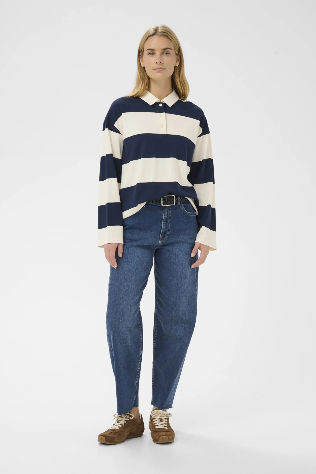 Adelena Jeans Medium Dark Blue Denim - Image 7