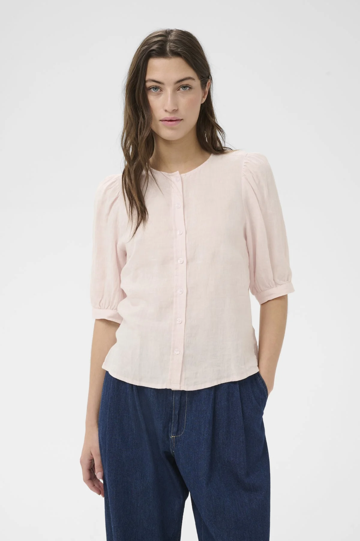 Azra Shirt Mauve Chalk - Image 2