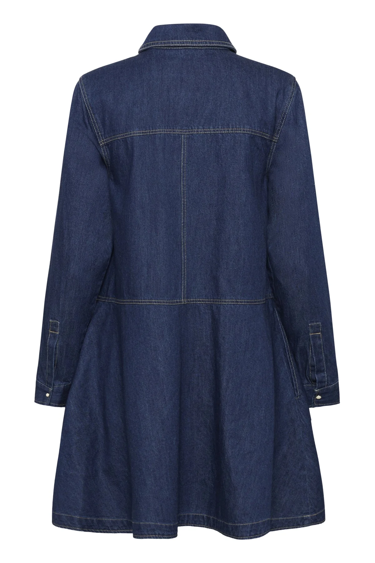 Augustine Dress Dark Blue Denim - Image 11