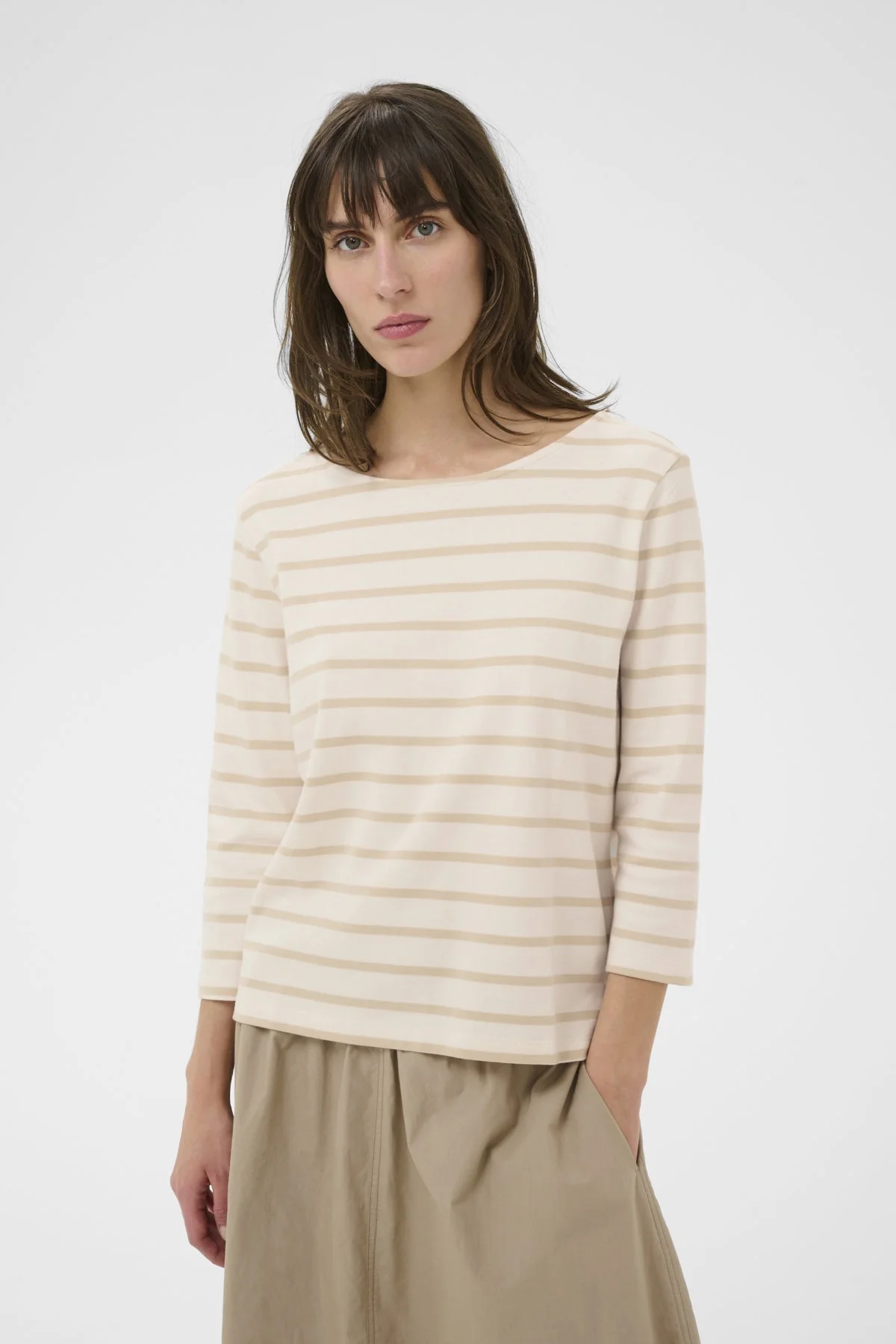 Nela T-Shirt French Oak Stripe - Image 3