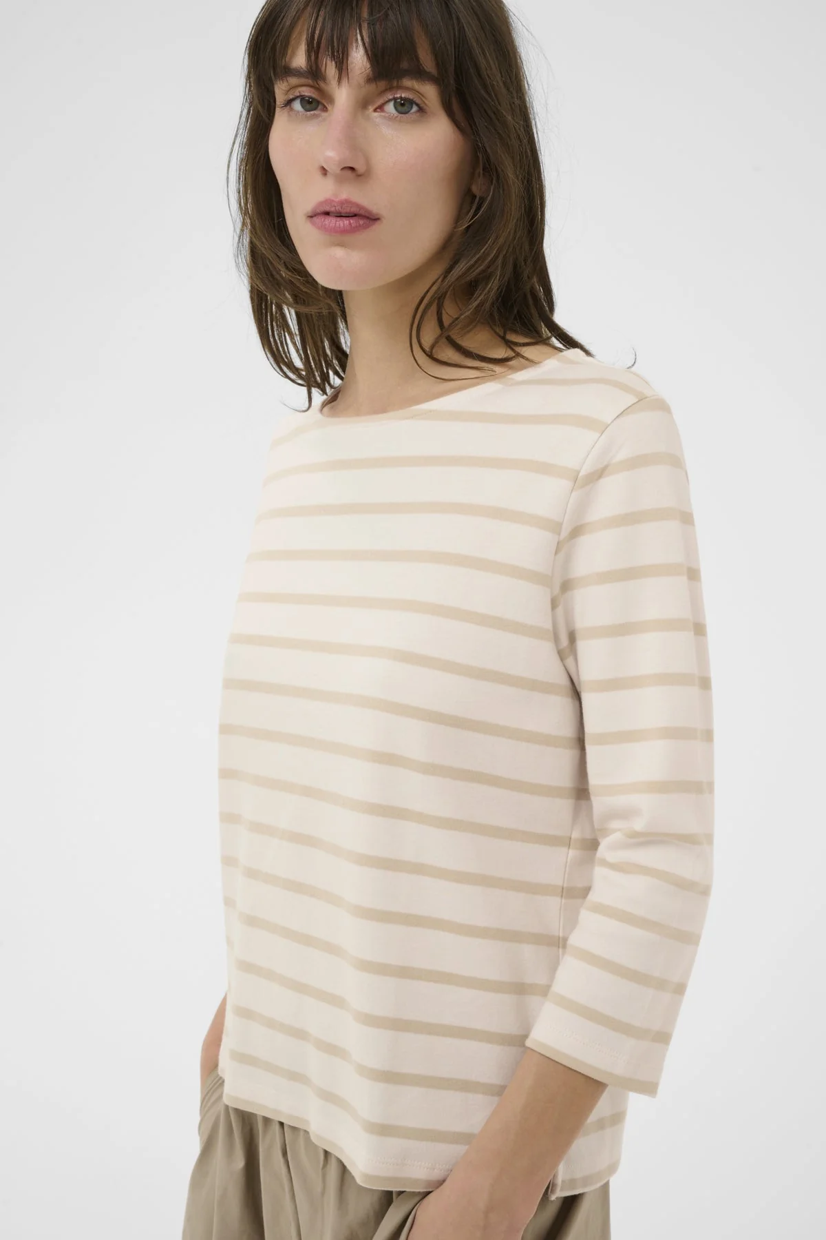 Nela T-Shirt French Oak Stripe - Image 4