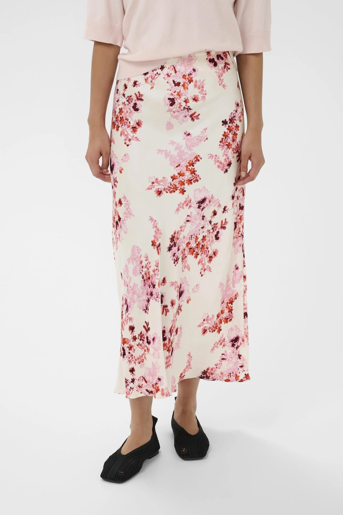 Laurina Skirt Pink Shadow Flower Print - Image 10