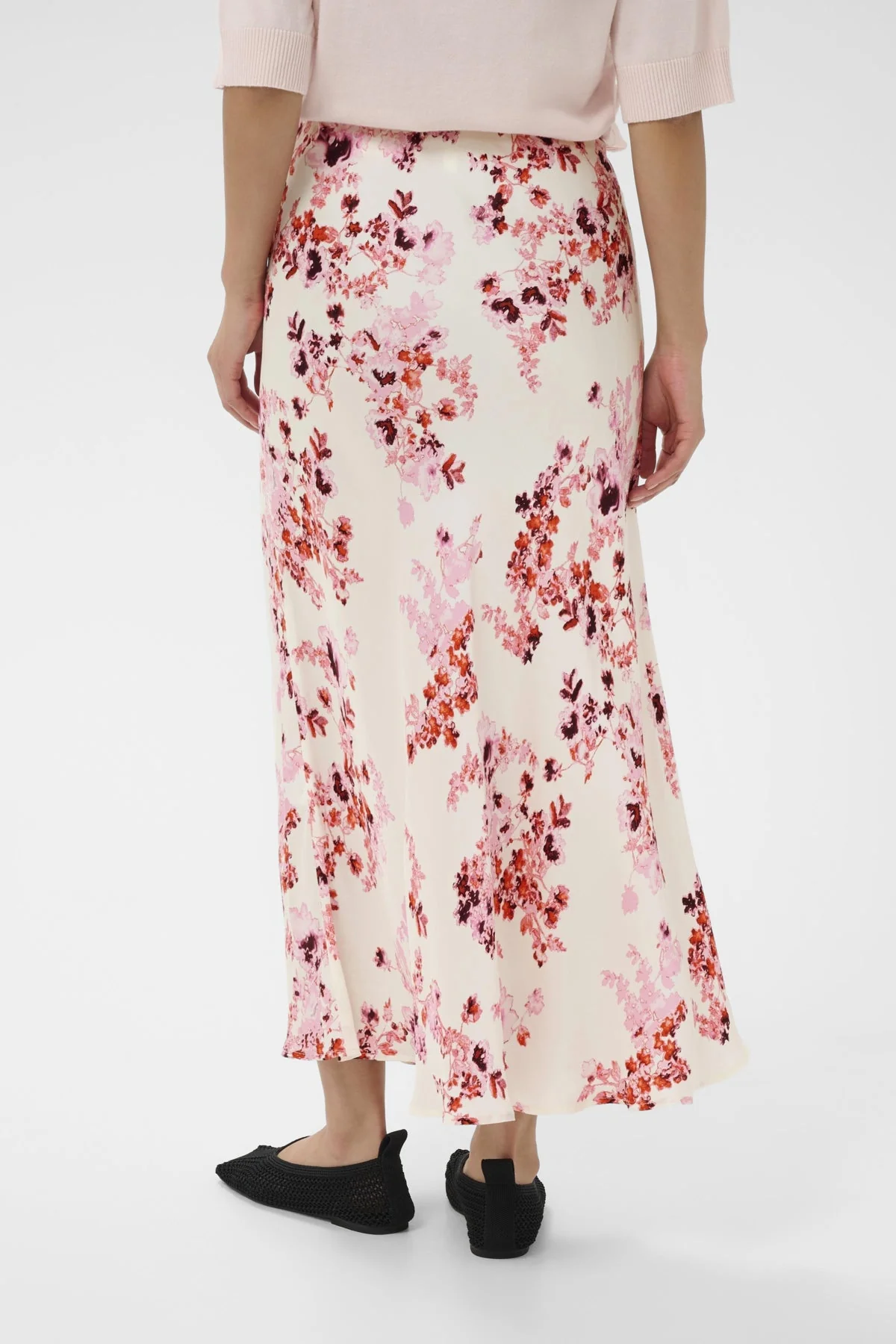Laurina Skirt Pink Shadow Flower Print - Image 12