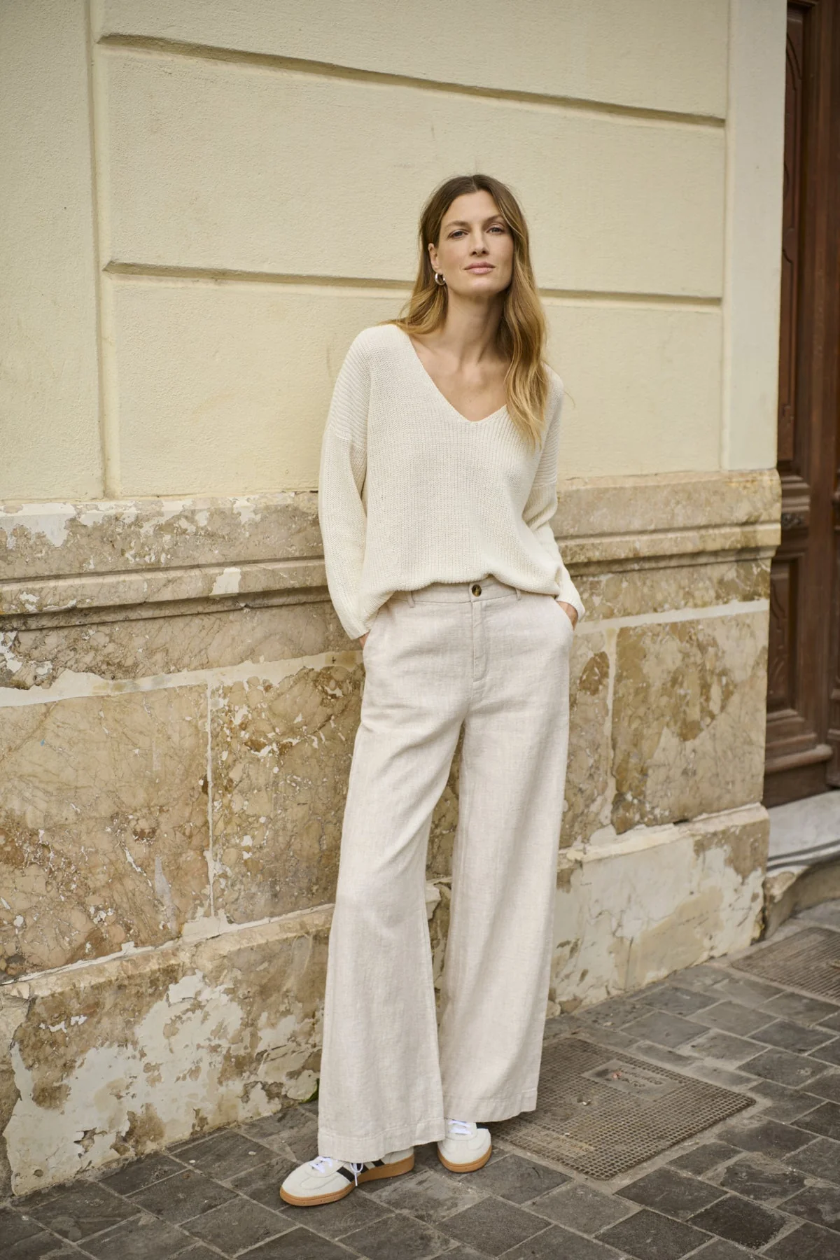 Ninnes Pants French Oak Melange - Image 2