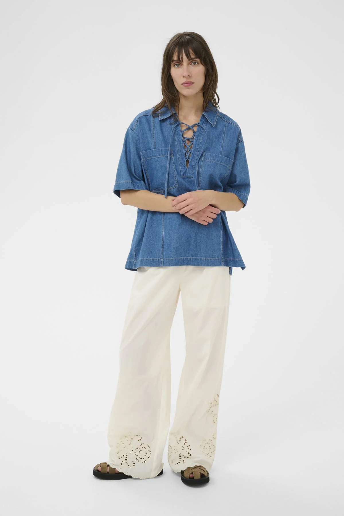 Agnethe Pants Whisper White - Image 6