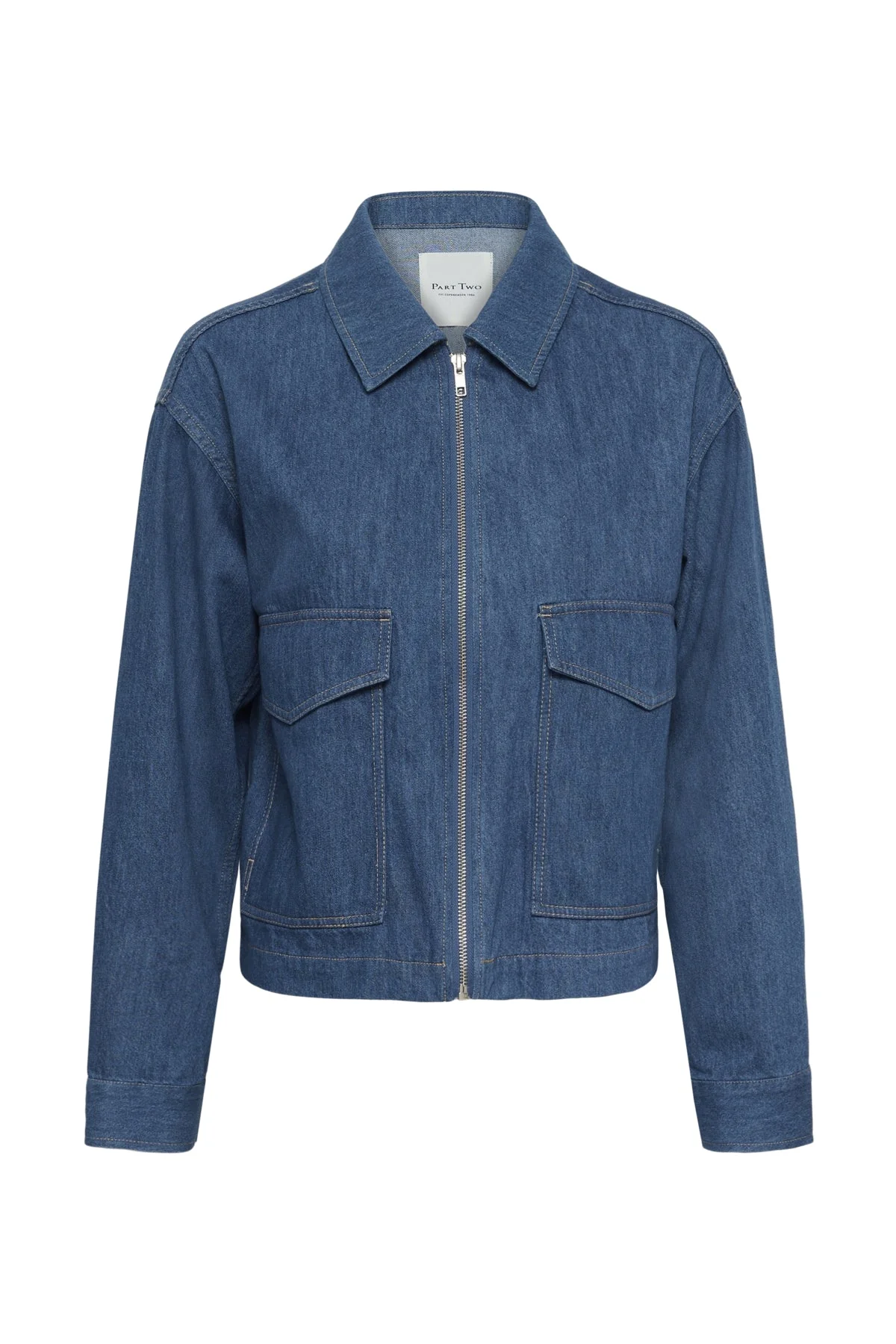 Aleksandra Jacket Medium Blue Denim - Image 2