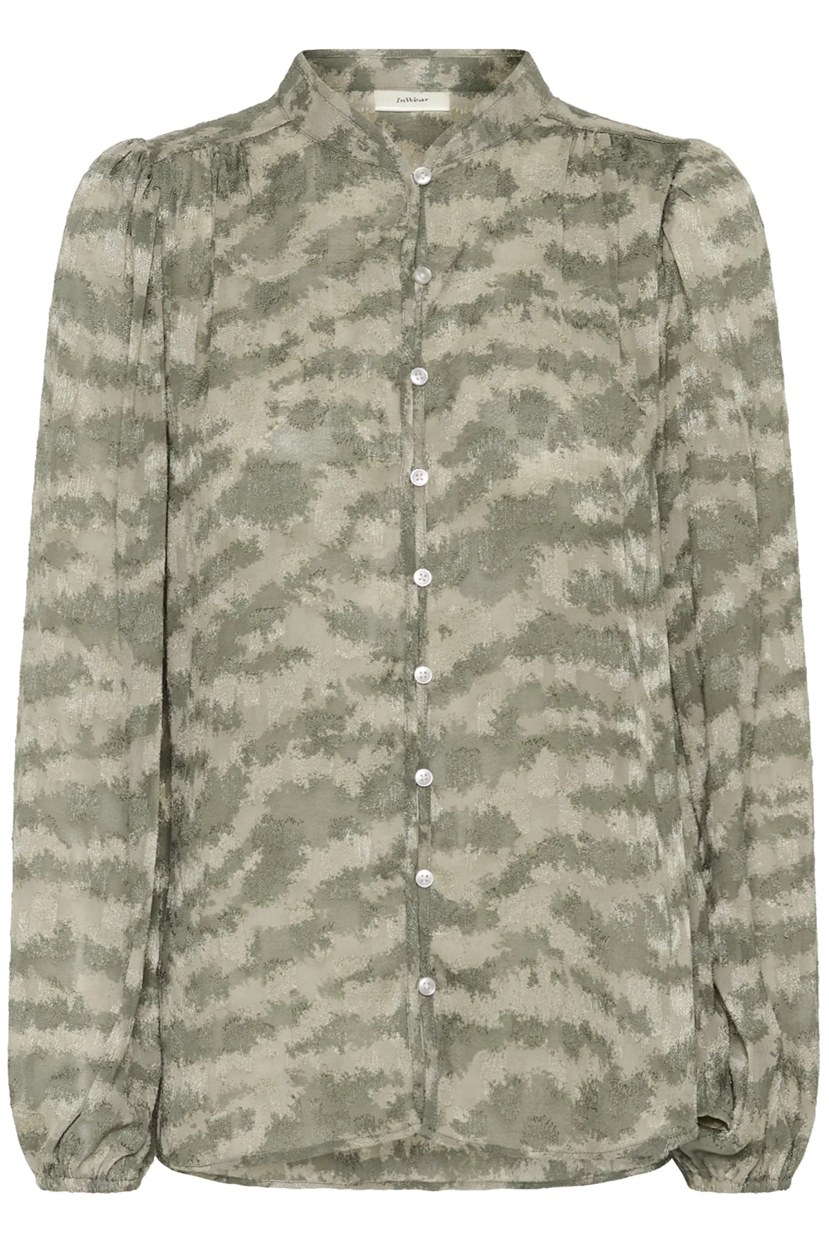 Cielleiw Shirt Mulled Basil Tiger Stripes - Image 2