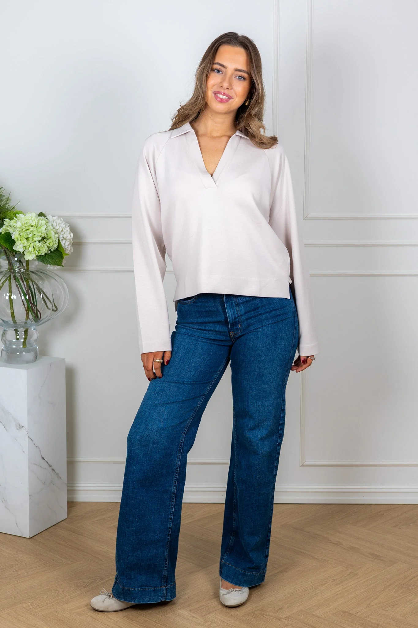 Simiw Vincentiw Polo Blouse Haze - Image 7