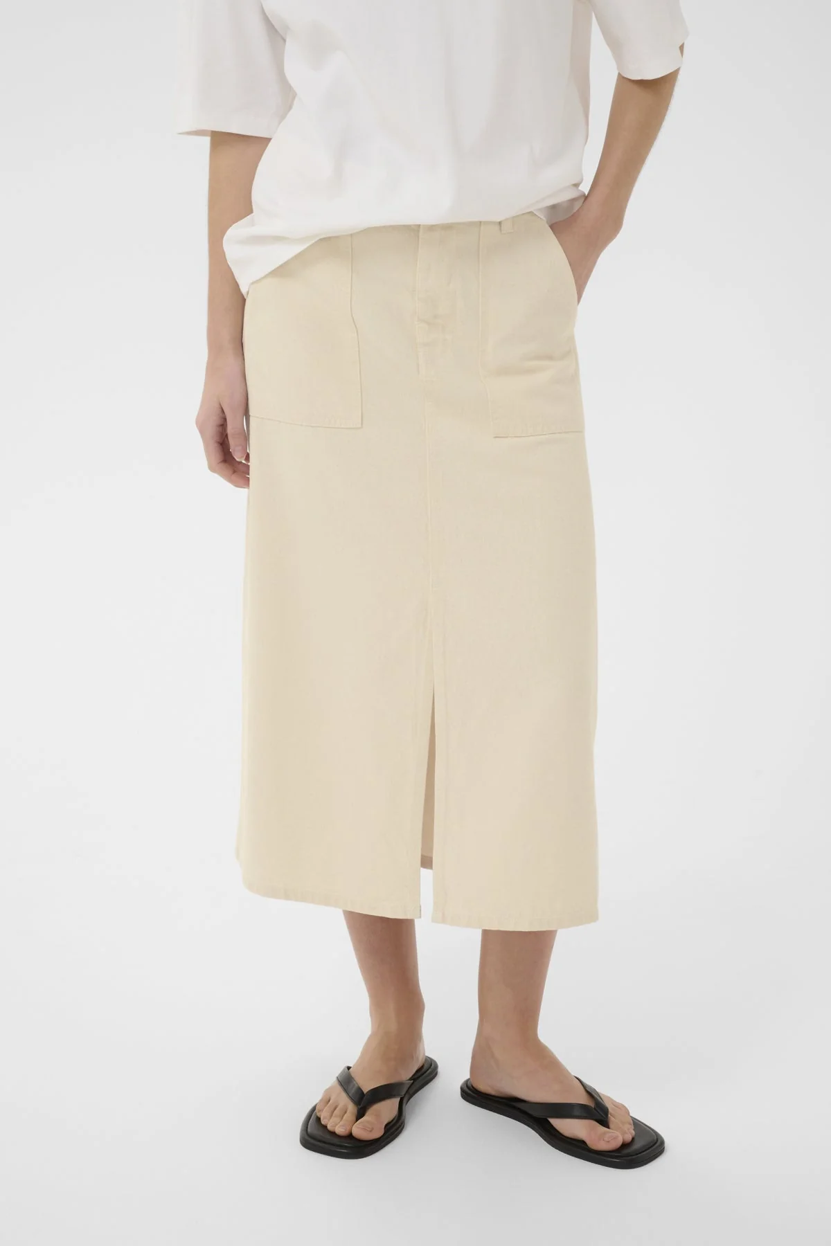 Dilysiw Skirt Ecru Melange - Image 7