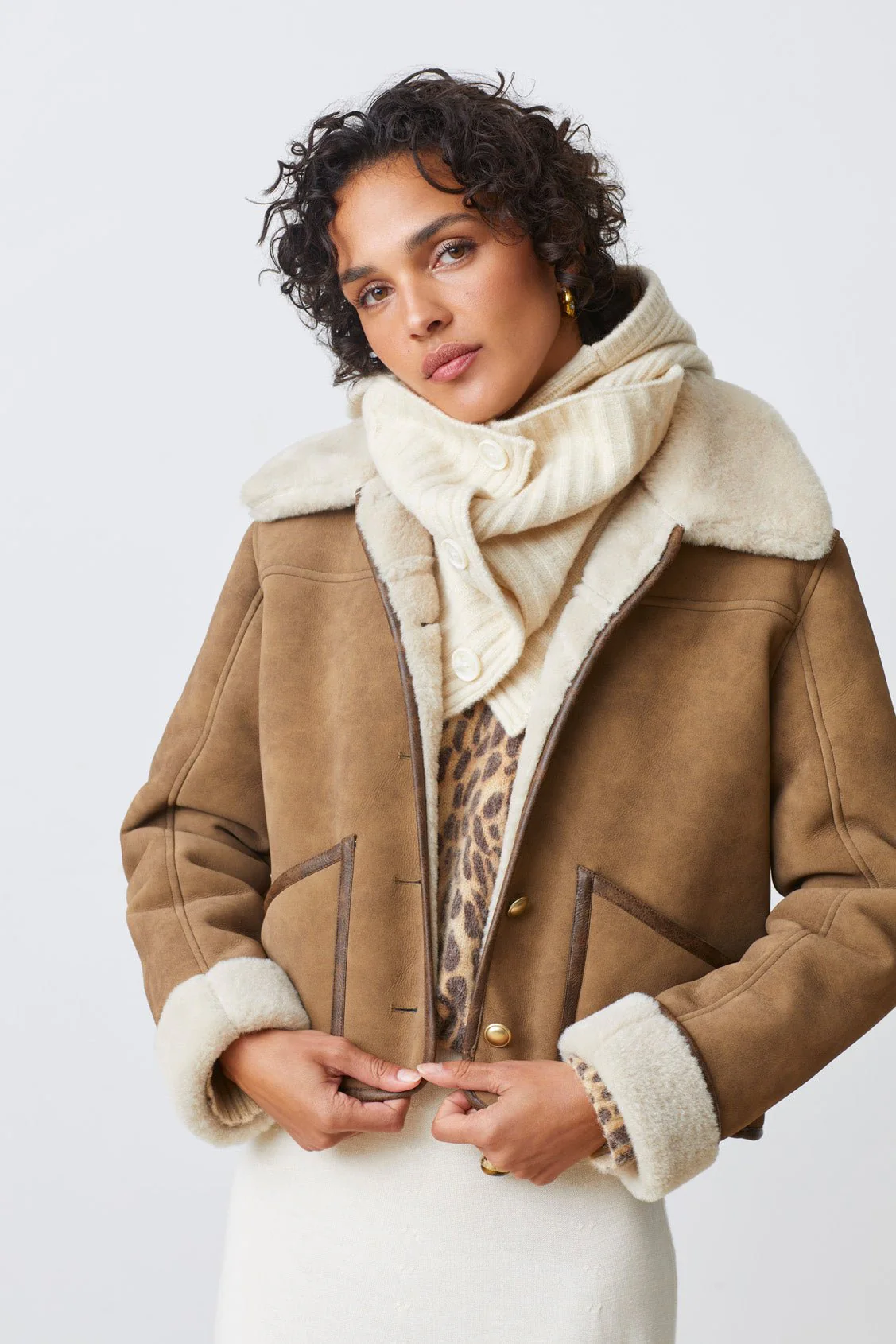 Manteau East Jacket Taupe - Image 6