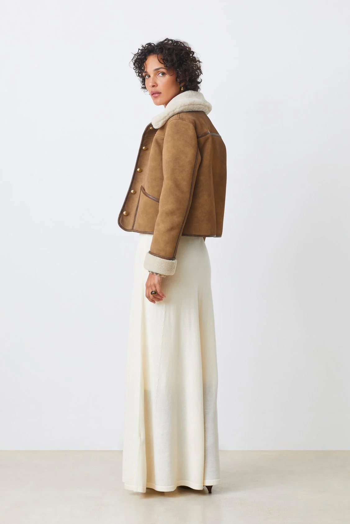 Manteau East Jacket Taupe - Image 8