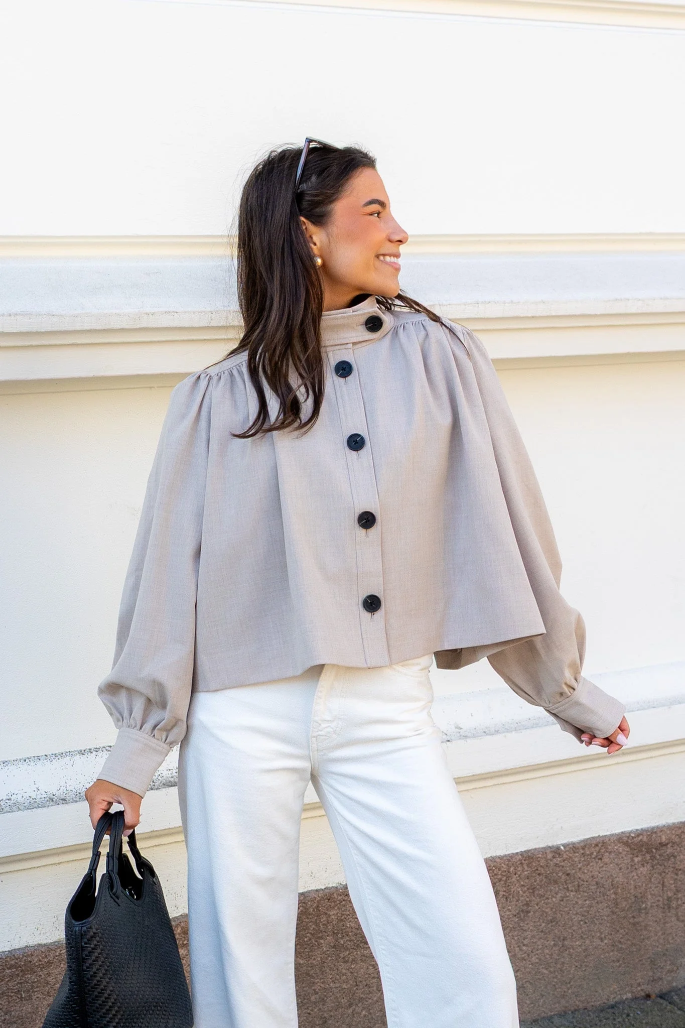 Zoie Jacket Light Beige Melange - Image 5