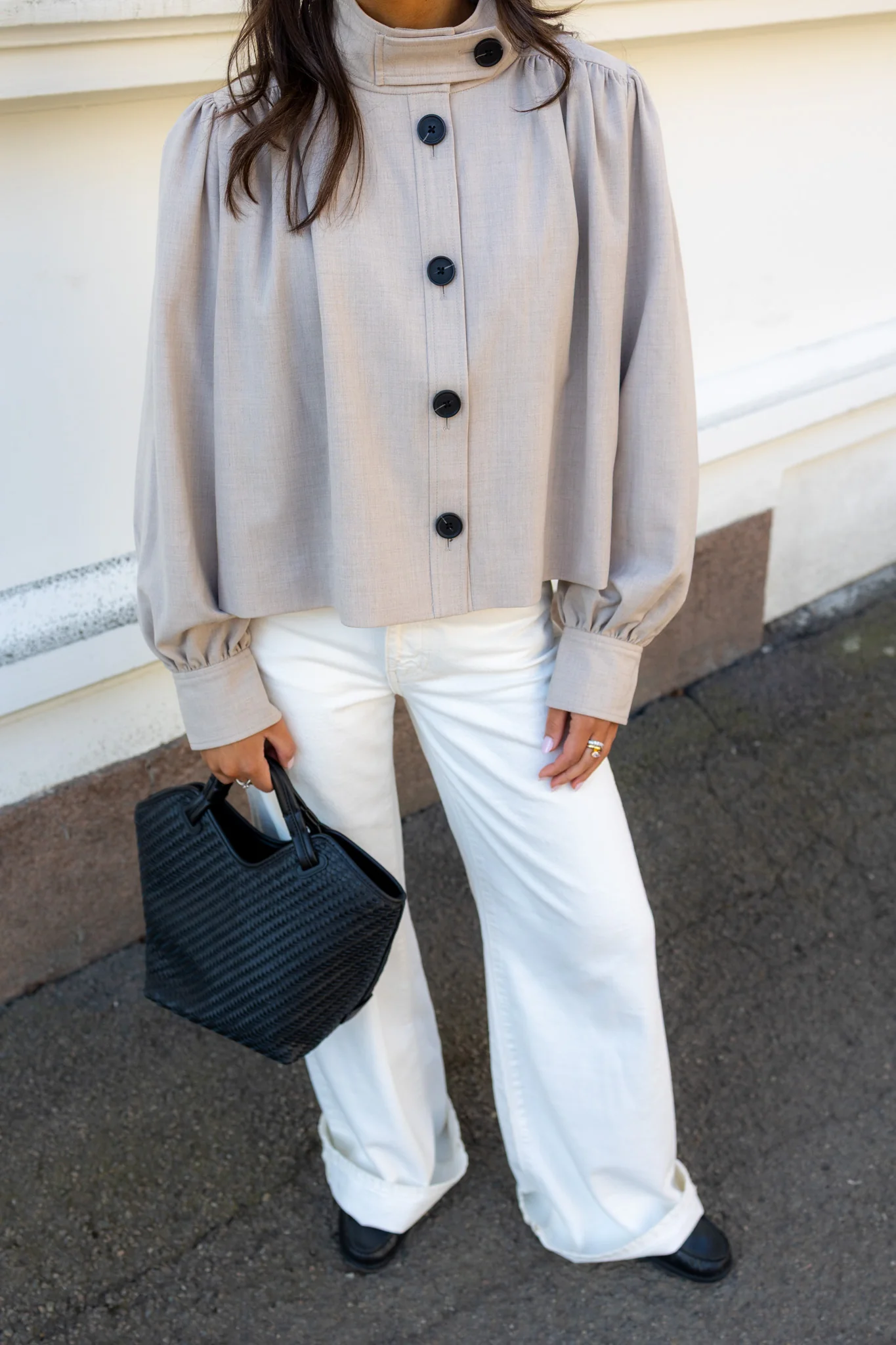 Zoie Jacket Light Beige Melange - Image 6