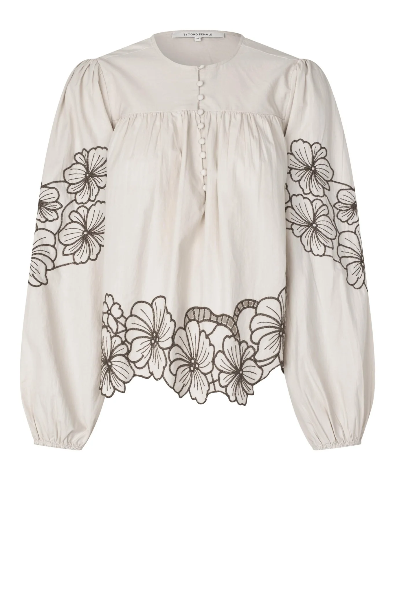 Elinor Blouse Soft Beige - Image 2