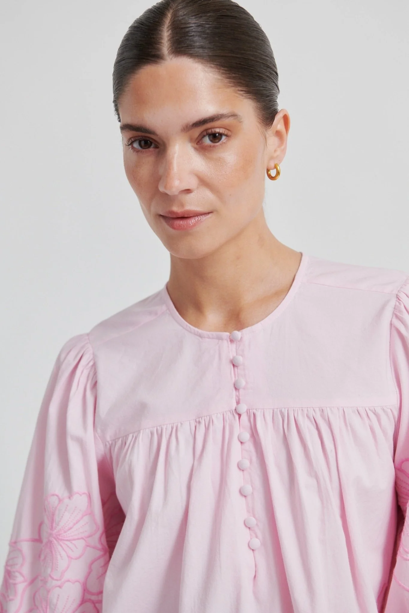 Elinor Blouse Lilac Chiffon - Image 10