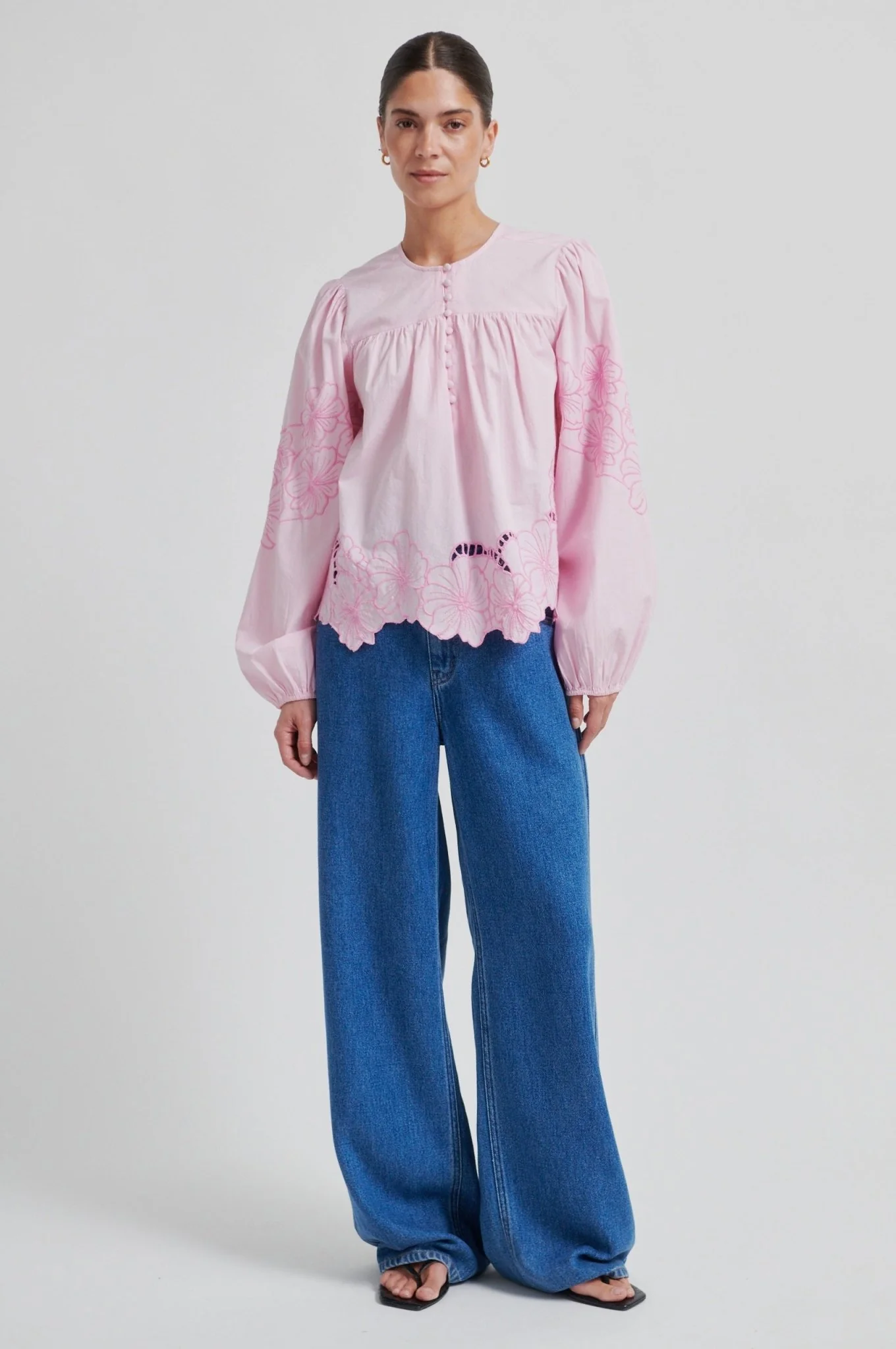Elinor Blouse Lilac Chiffon - Image 7