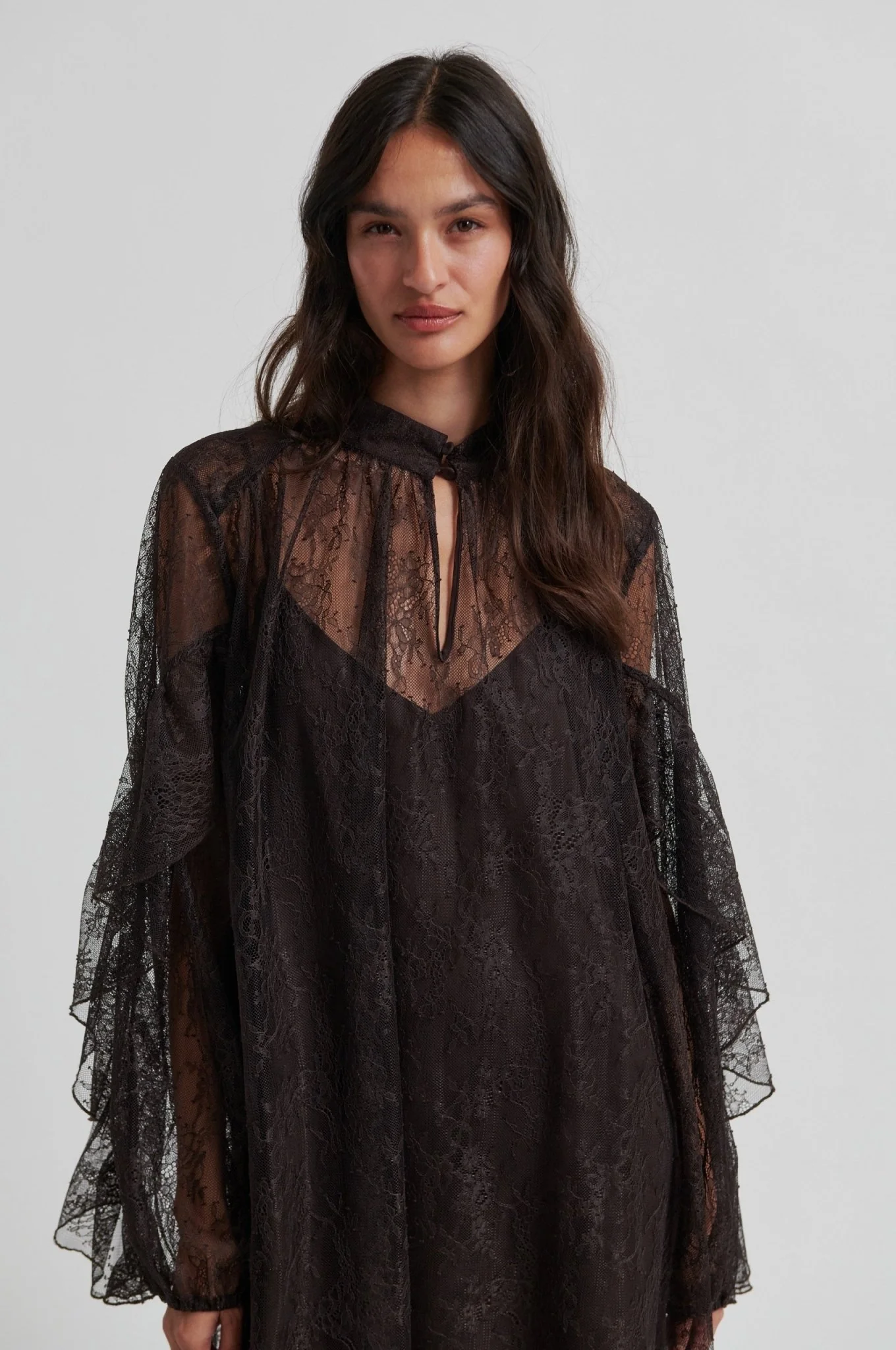 Sybell Lace Dress Chocolate Torte - Image 4