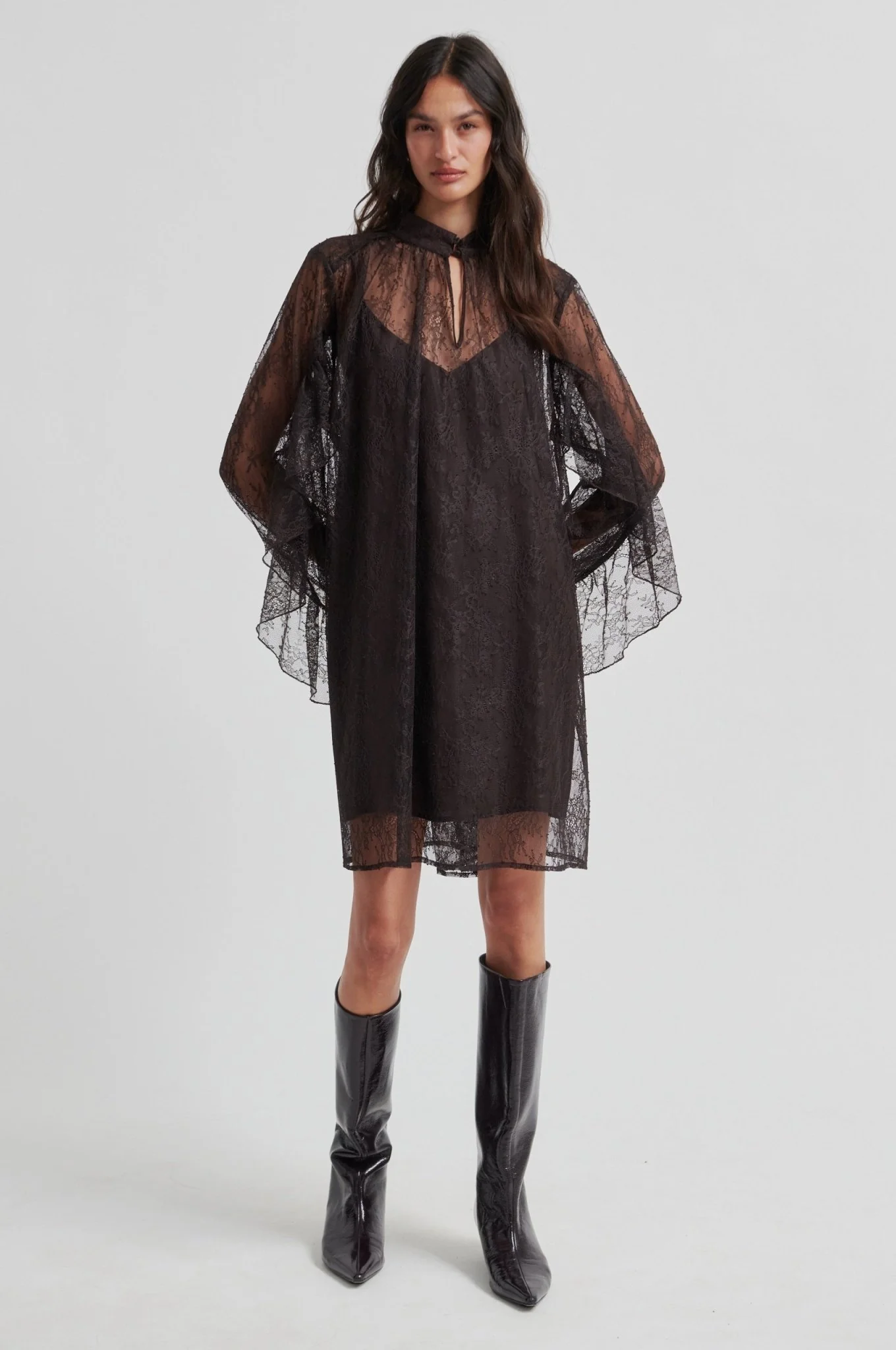 Sybell Lace Dress Chocolate Torte - Image 5