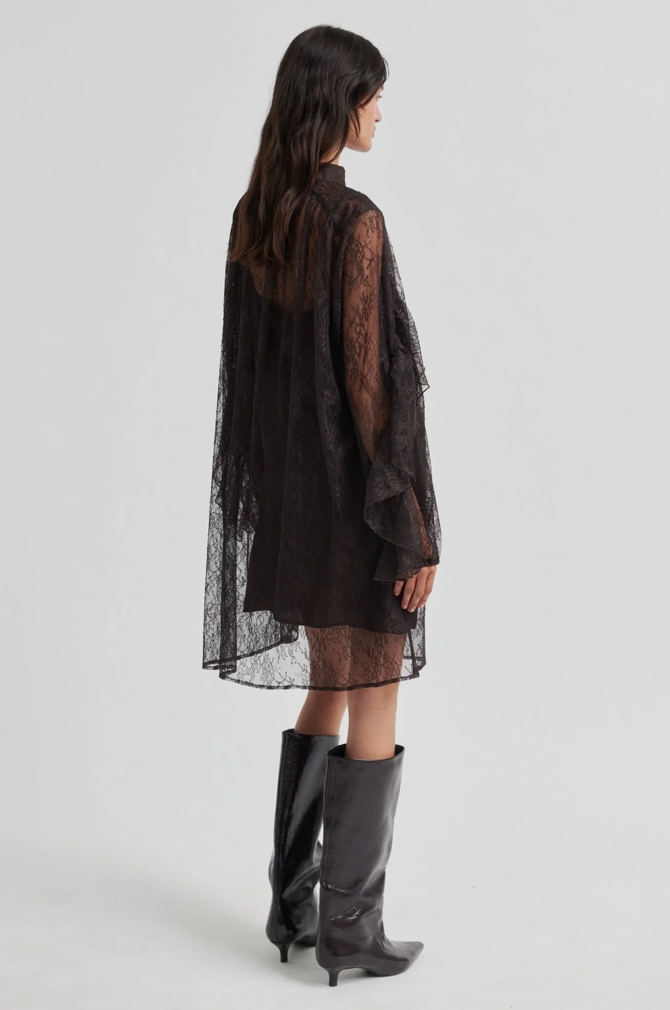 Sybell Lace Dress Chocolate Torte - Image 6