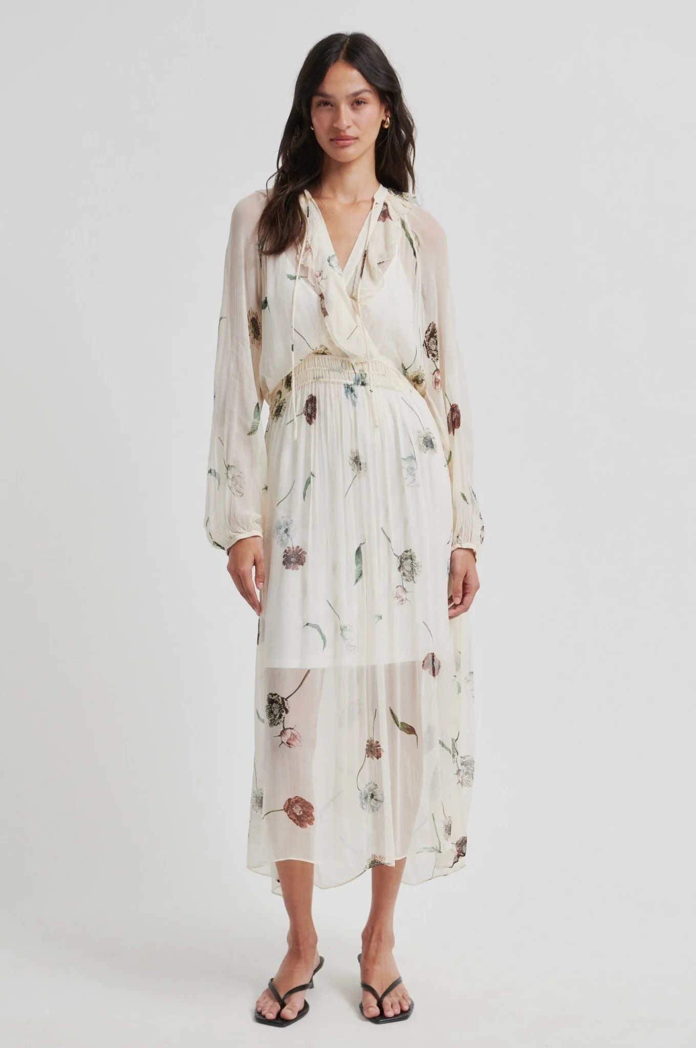 Florala Maxi Dress Summer Sand - Image 3