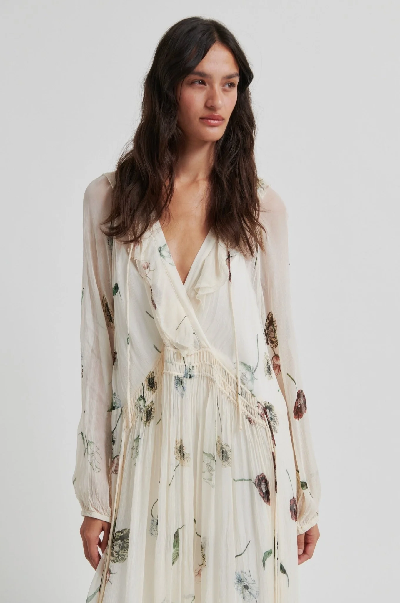 Florala Maxi Dress Summer Sand - Image 4