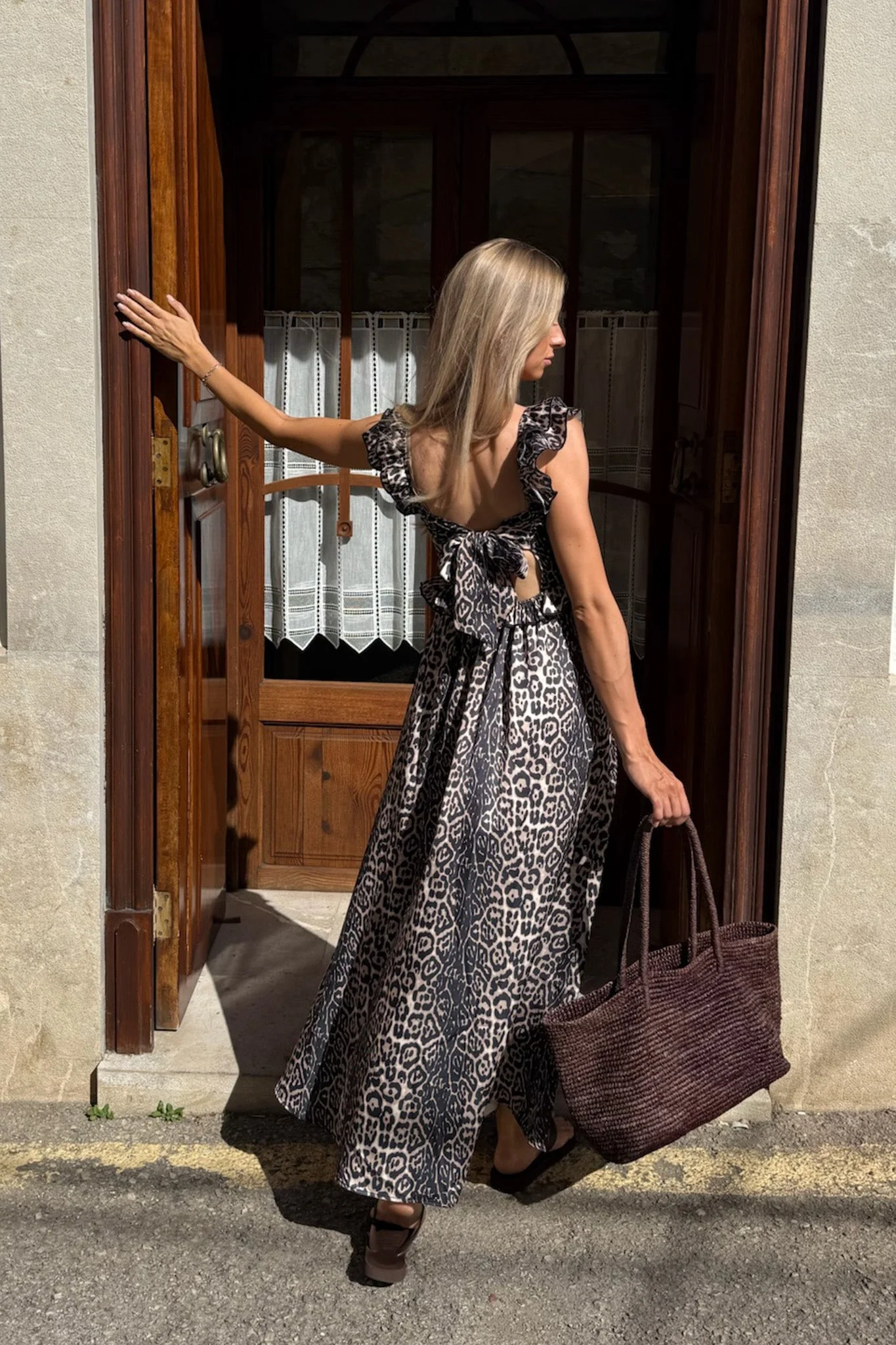 Melba Dress Leo Print - Image 4