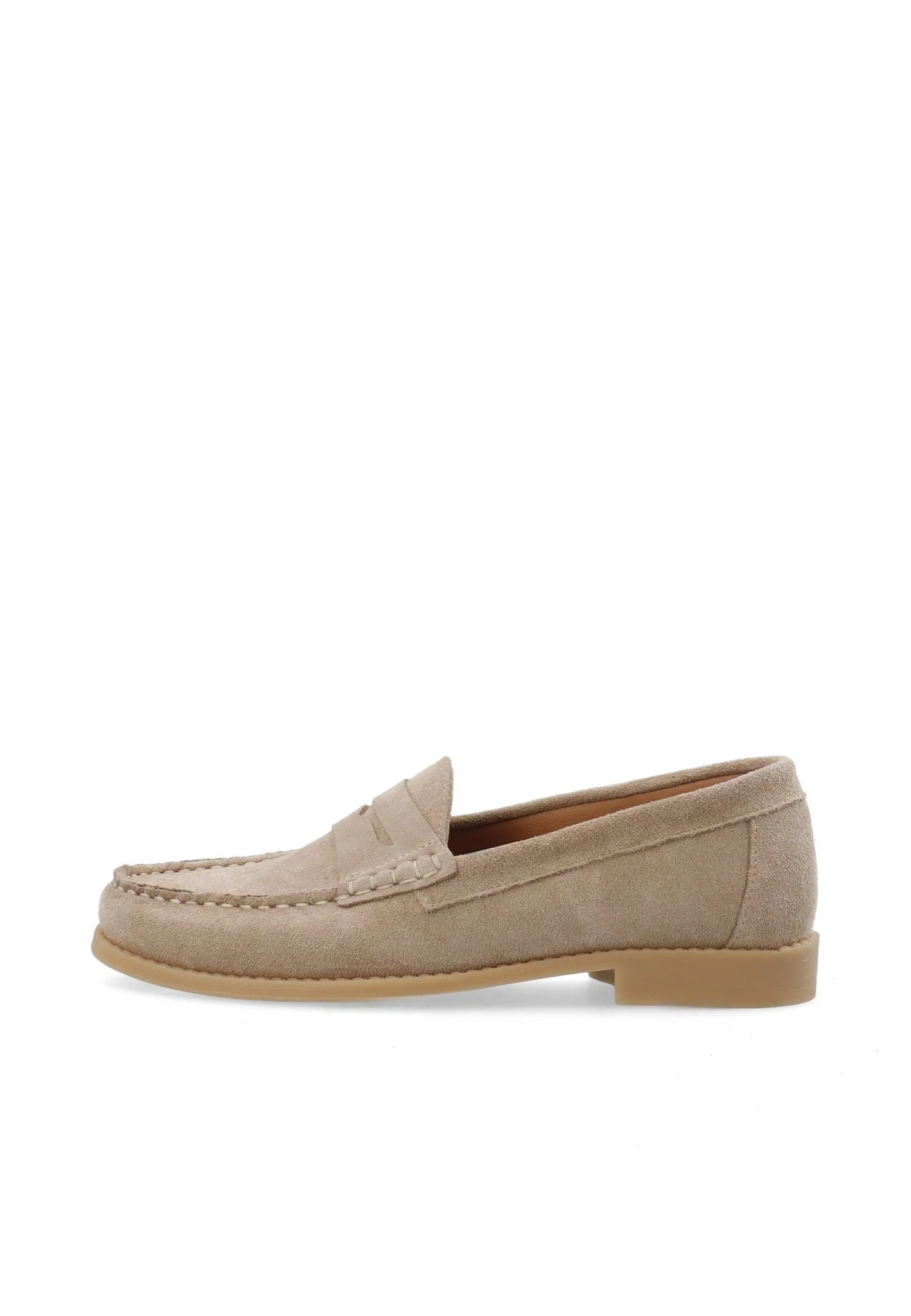 Biapop Penny Loafer Suede Sand - Image 3