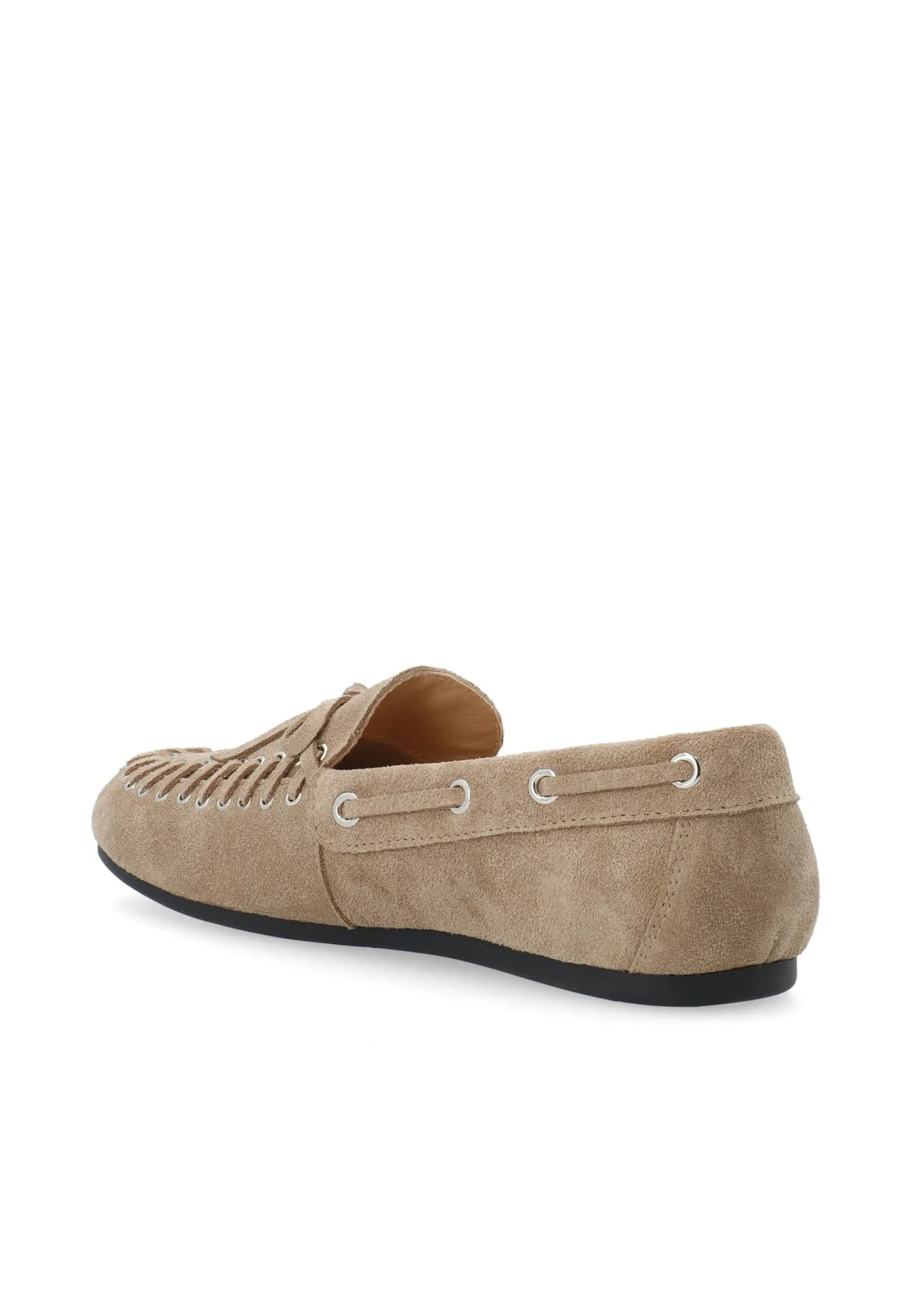 Biamarlene Moccassin Slipper Suede Sand - Image 3